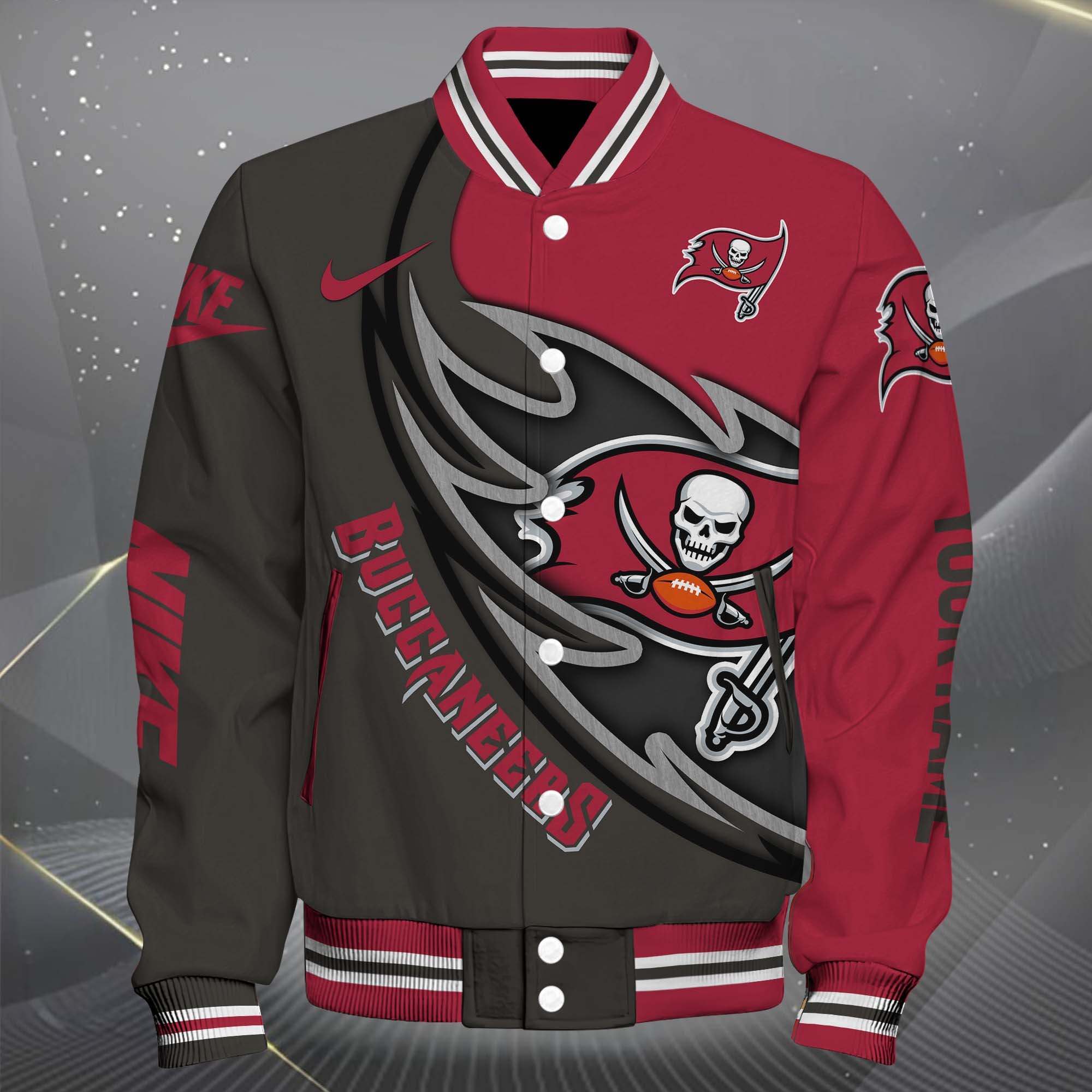 Alternative view of Tampa Bay Buccaneers Baseball Jacket, Sport Jacket Custom You Name, FootBall Fan Gifts EHIVM-0102253