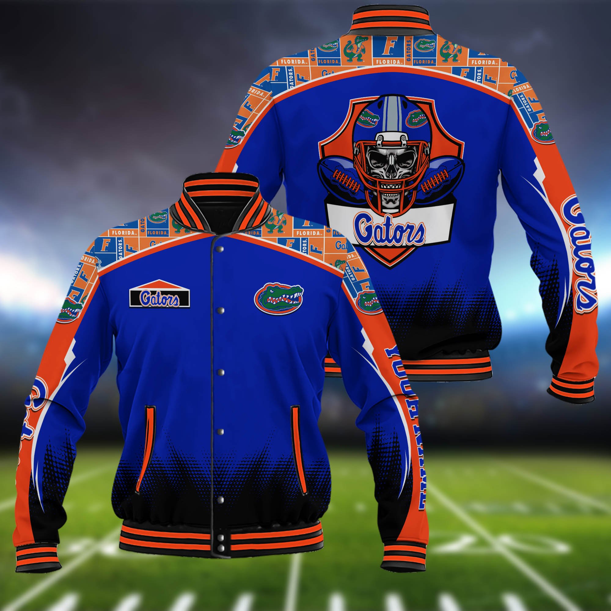 Florida Gators Baseball Jacket Custom Name, Sport Team Jacket, Sport Gifts ETHY-0115485A