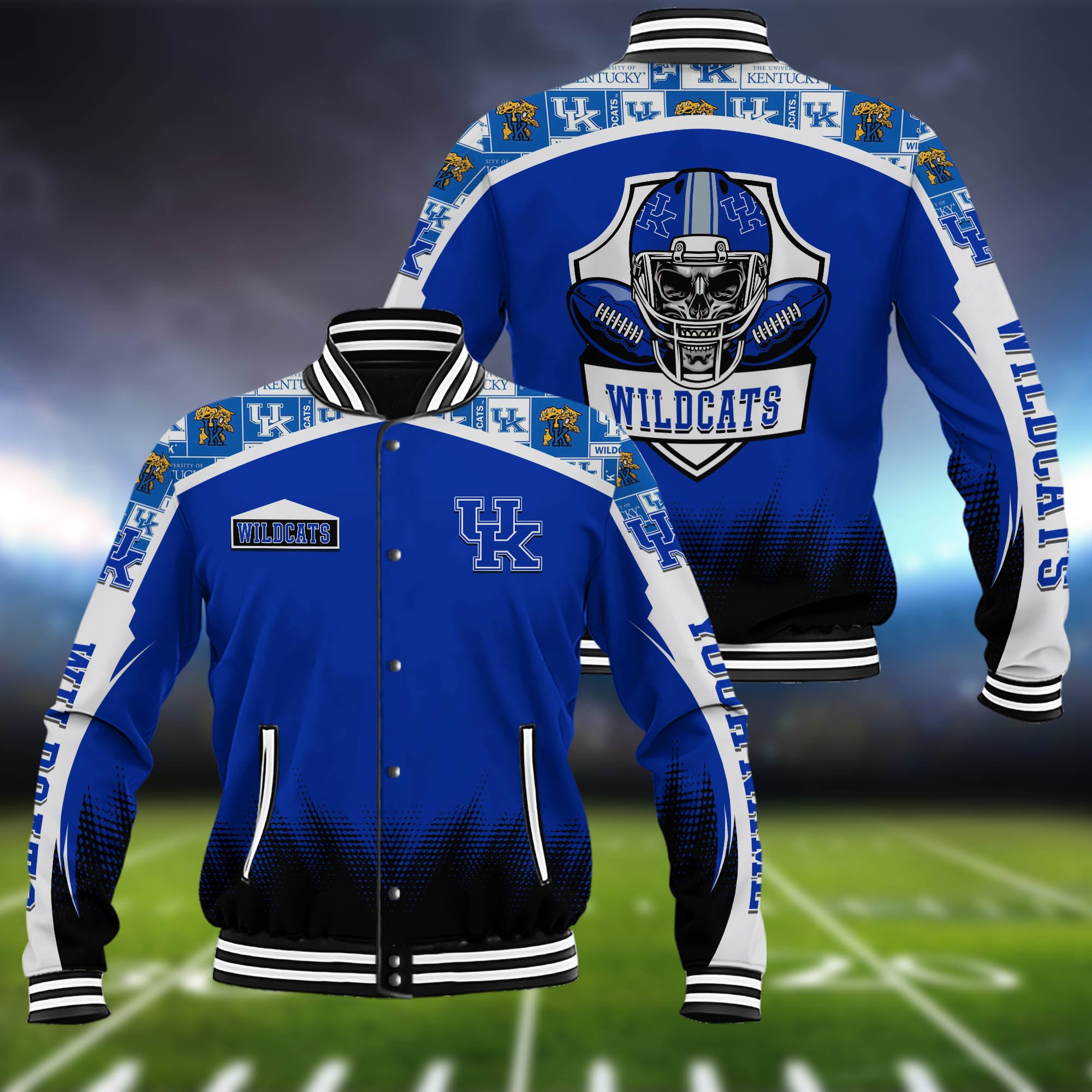 Kentucky Wildcats Baseball Jacket Custom Name, Sport Team Jacket, Sport Gifts ETHY-0115485A