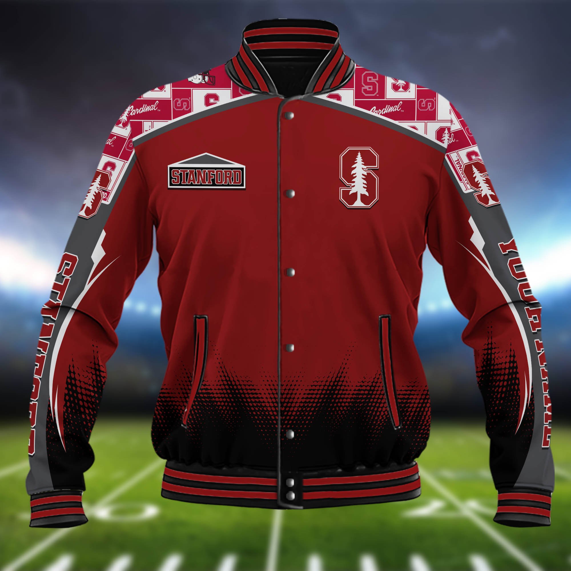 Alternative view of Stanford Cardinal Baseball Jacket Custom Name, Sport Team Jacket, Sport Gifts ETHY-0115485A