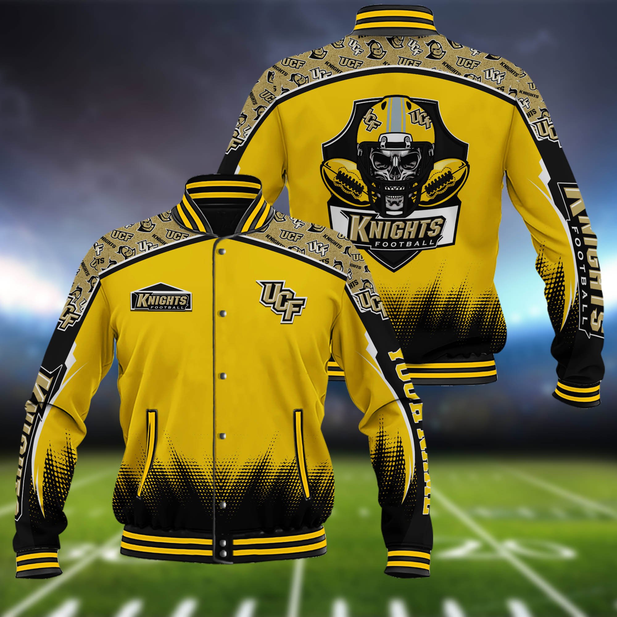 UCF Knights Baseball Jacket Custom Name, Sport Team Jacket, Sport Gifts ETHY-0115485A