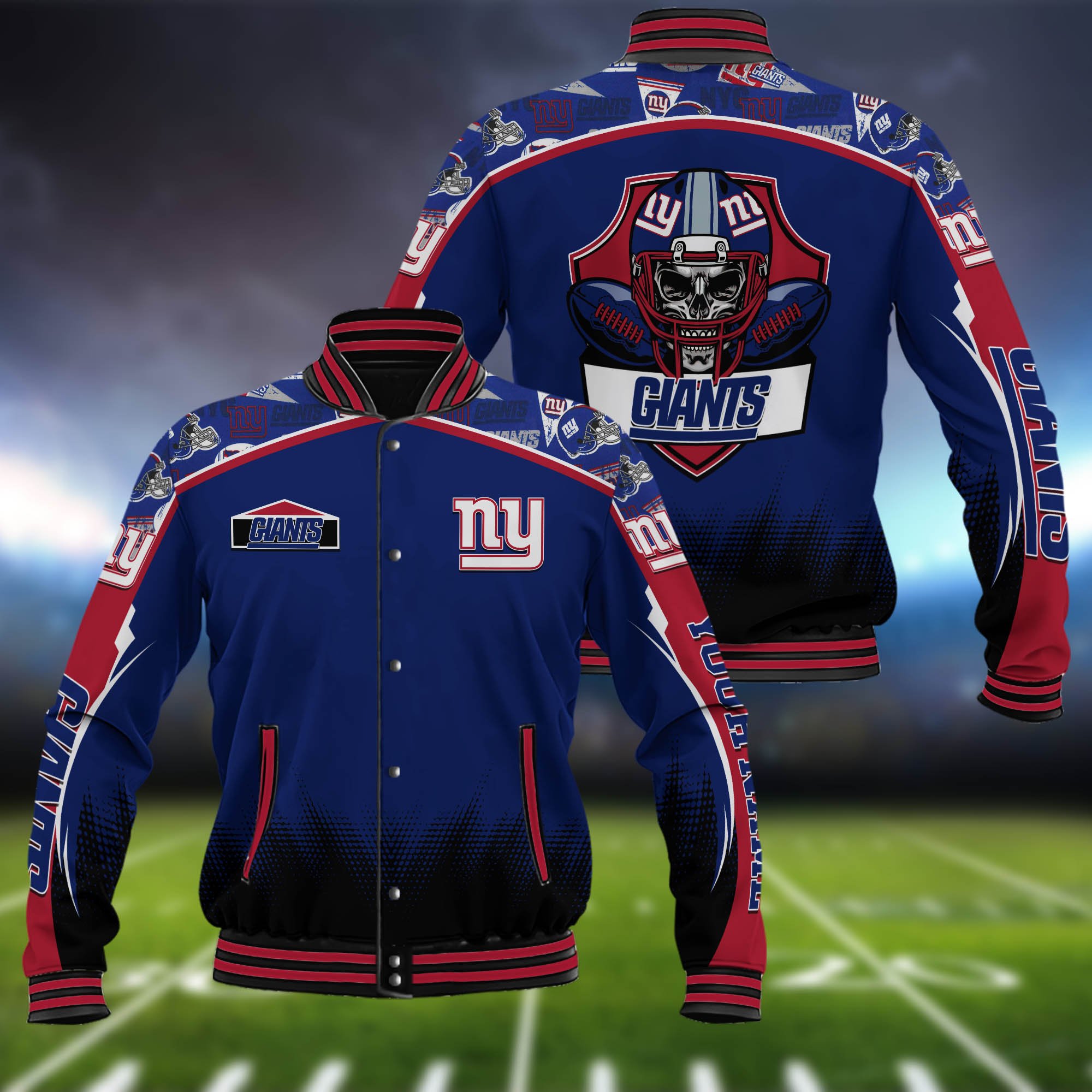 New York Giants Baseball Jacket Custom Name, Sport Team Jacket, Sport Gifts ETHY-0115485