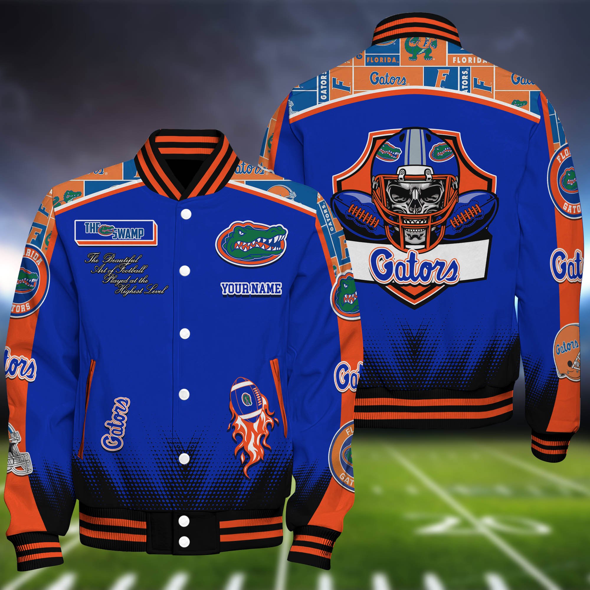 Florida Gators Baseball Jacket Personalized Your Name, Jackets For Sport Fans ETHY-0115486A
