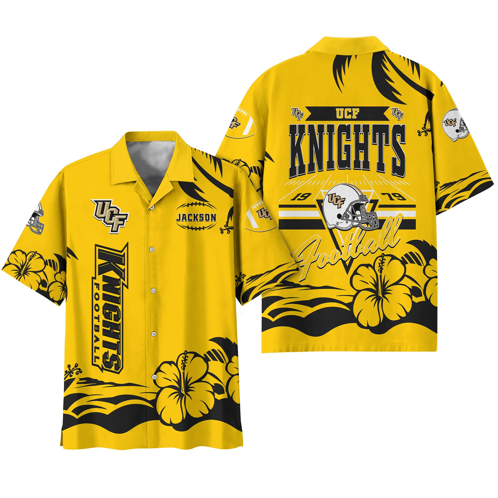 Alternative view of UCF Knights Hawaiian Shirt Personalized Your Name, Sports Gifts for Fans, Sport Team Hawaii Shirt, Sports Lover Gifts ETHY-0123650A