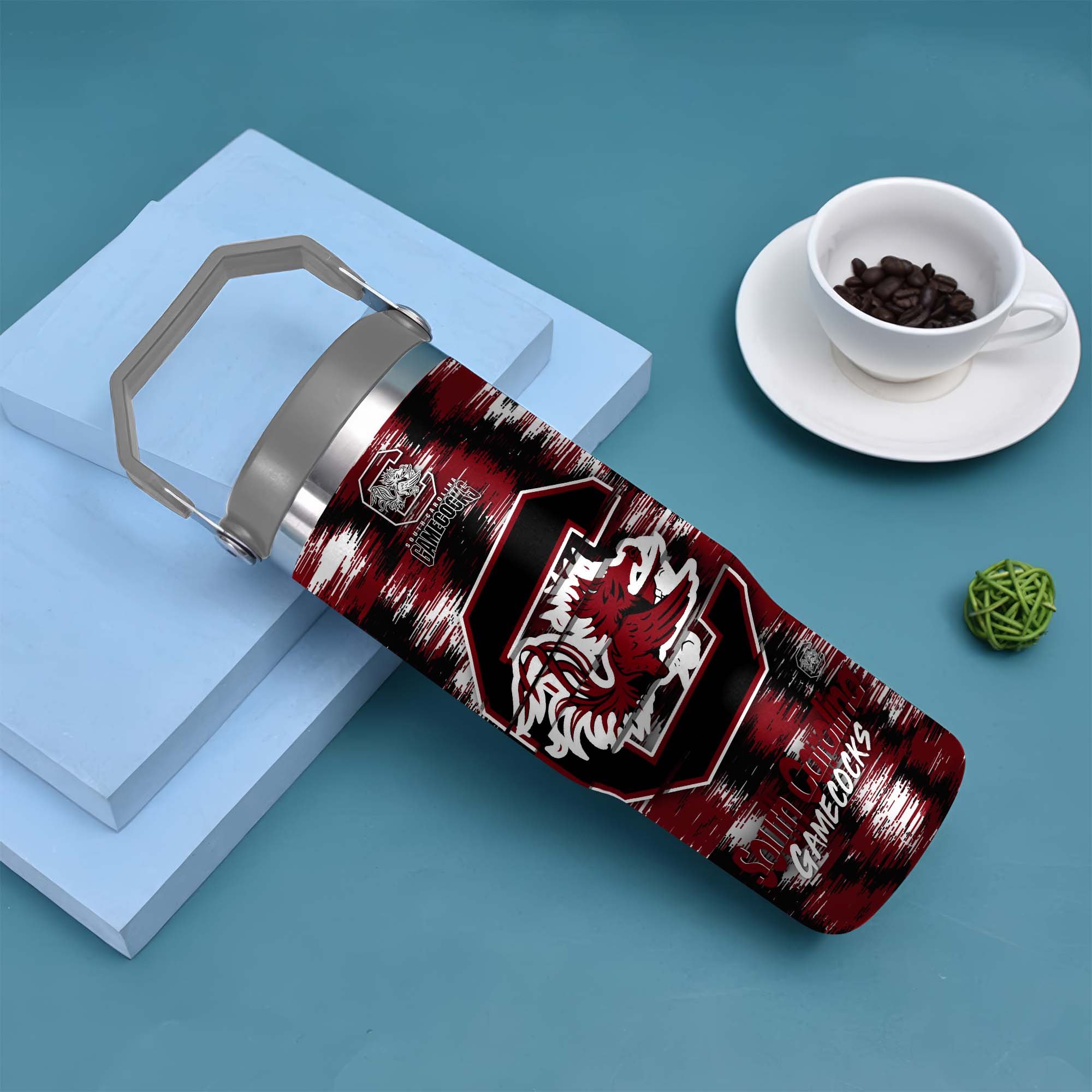 Alternative view of South Carolina Gamecocks Flip Straw 30oz Tumbler Custom Your Name, Sport Flip Straw 30oz Tumbler, Fan Gifts  EHIVM-0124663