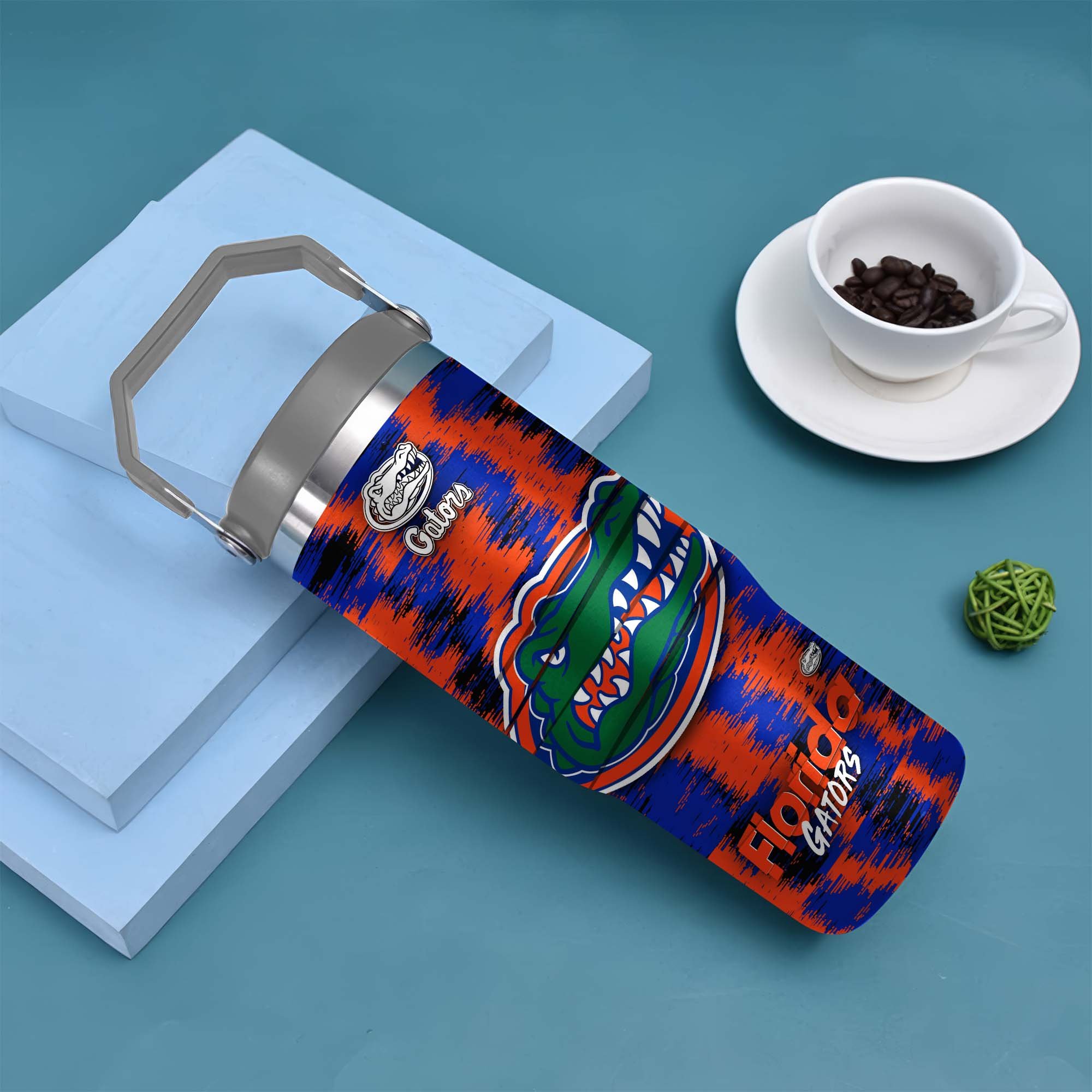 Alternative view of Florida Gators Flip Straw 30oz Tumbler Custom Your Name, Sport Flip Straw 30oz Tumbler, Fan Gifts  EHIVM-0124663