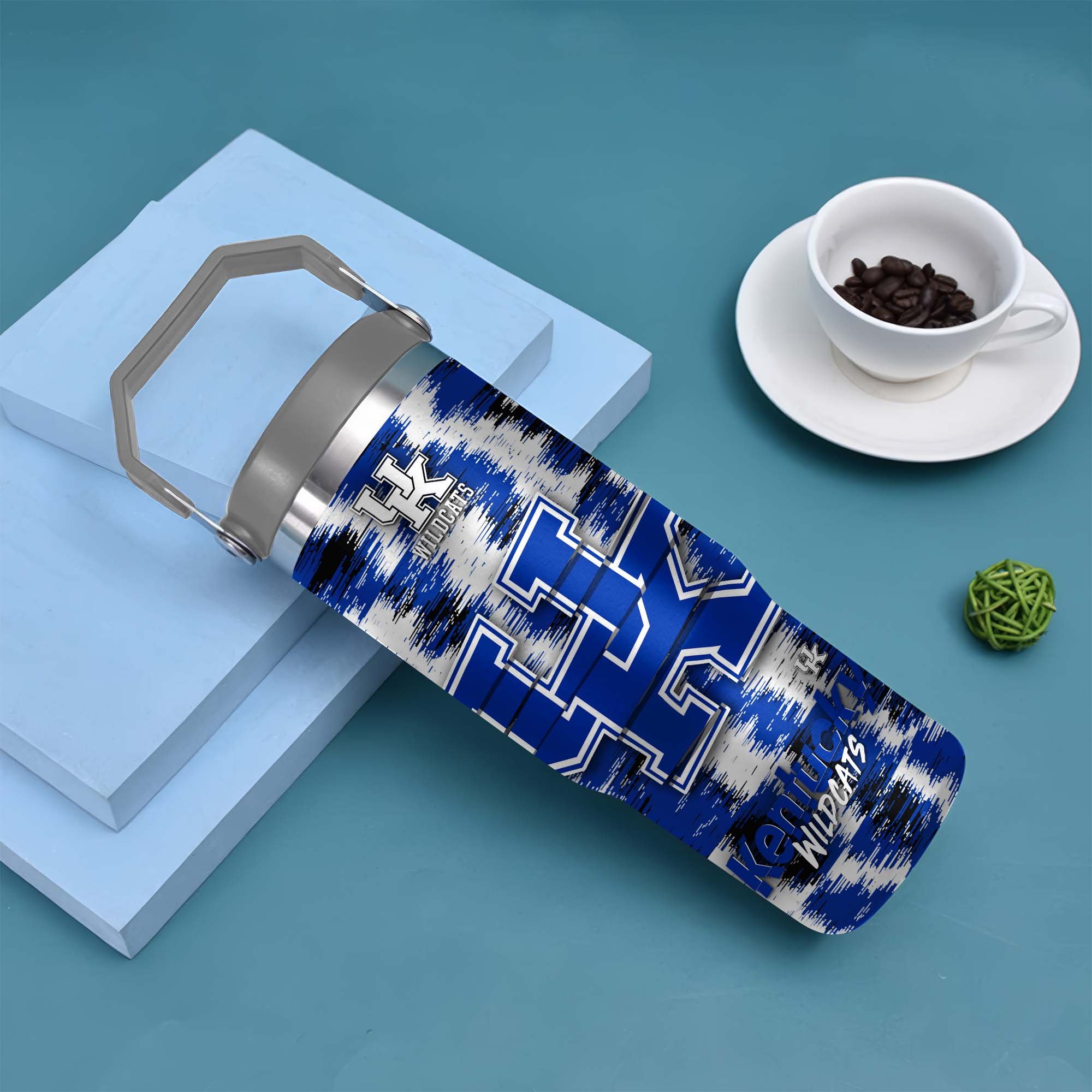 Alternative view of Kentucky Wildcats Flip Straw 30oz Tumbler Custom Your Name, Sport Flip Straw 30oz Tumbler, Fan Gifts  EHIVM-0124663