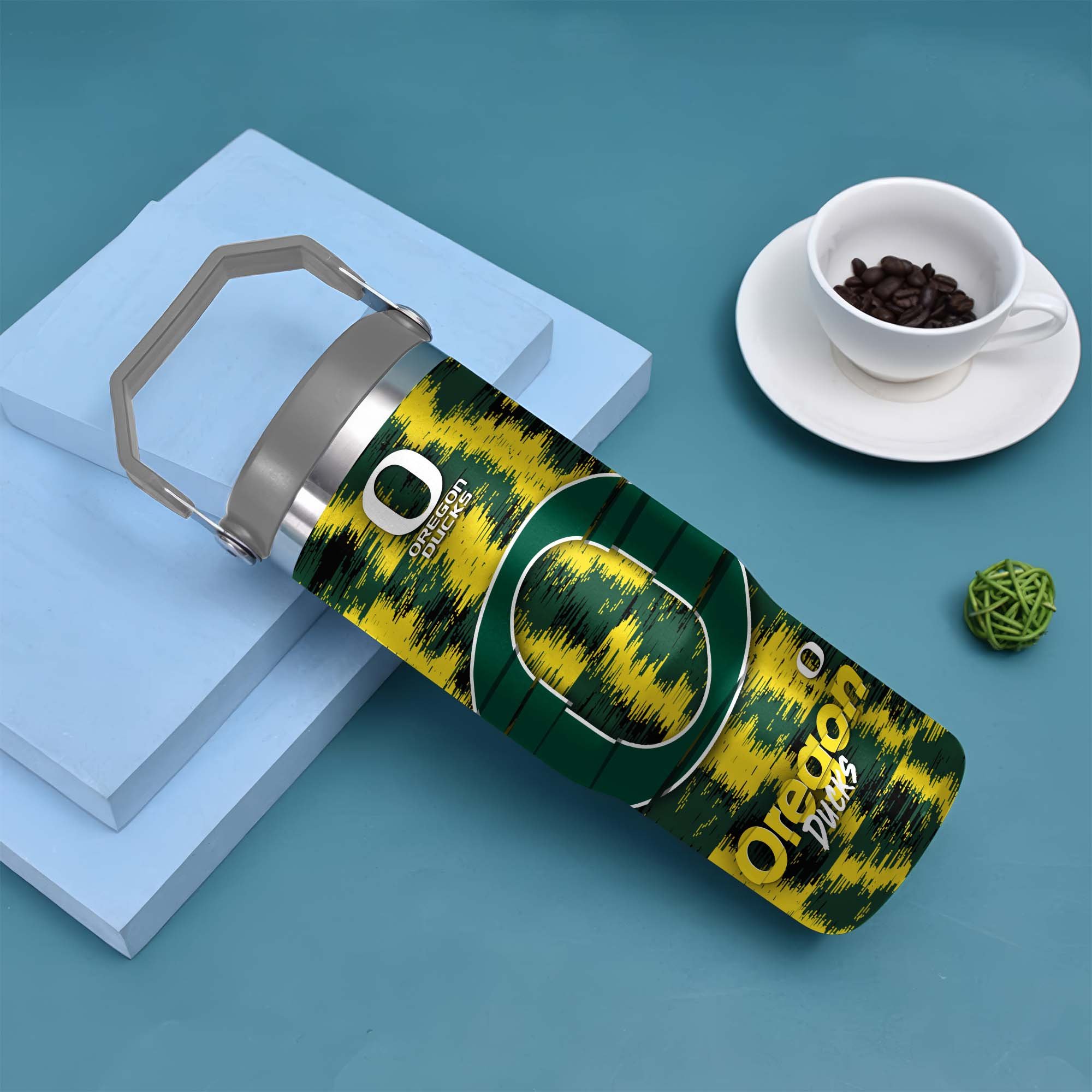 Alternative view of Oregon Ducks Flip Straw 30oz Tumbler Custom Your Name, Sport Flip Straw 30oz Tumbler, Fan Gifts  EHIVM-0124663