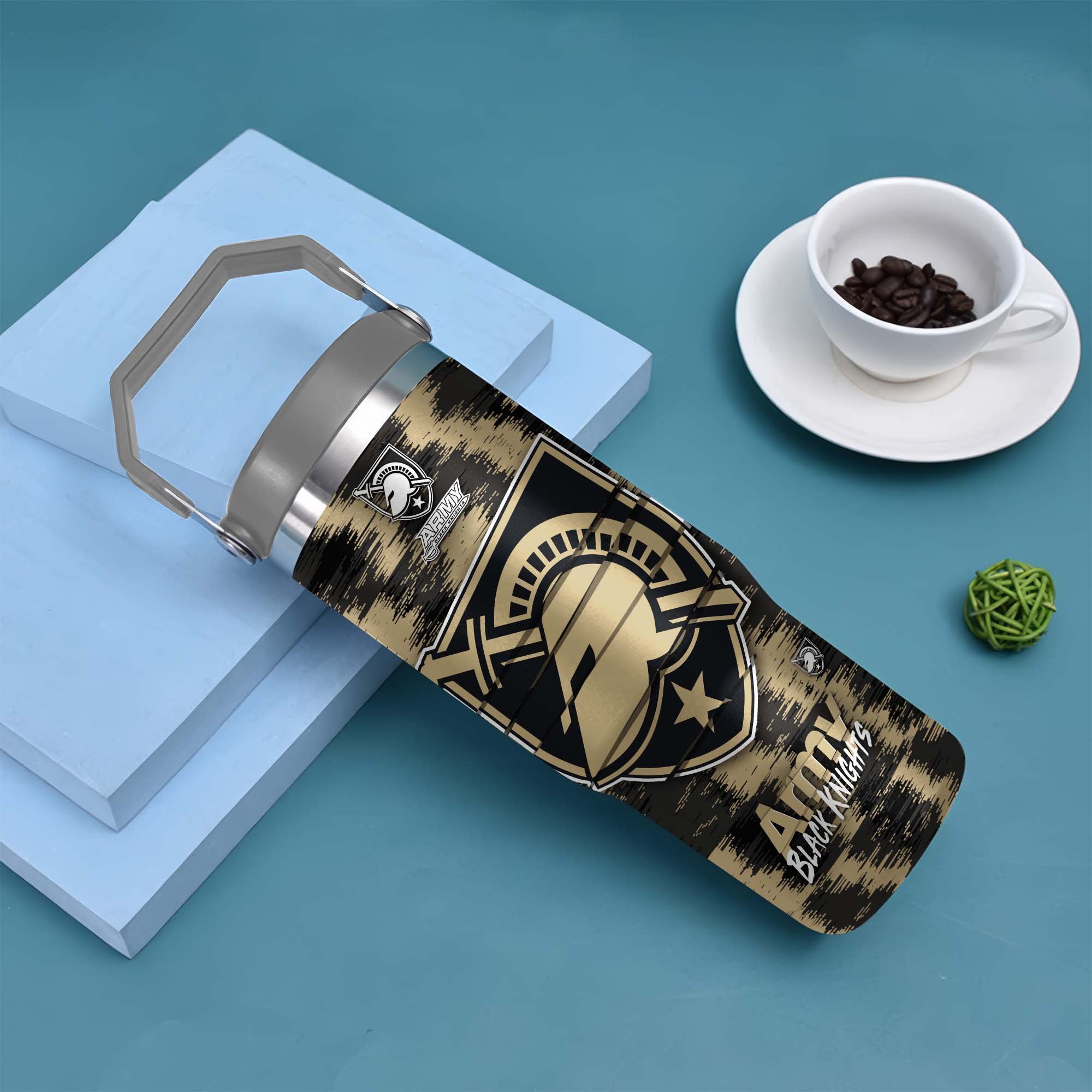 Alternative view of Army Black Knights Flip Straw 30oz Tumbler Custom Your Name, Sport Flip Straw 30oz Tumbler, Fan Gifts  EHIVM-0124663