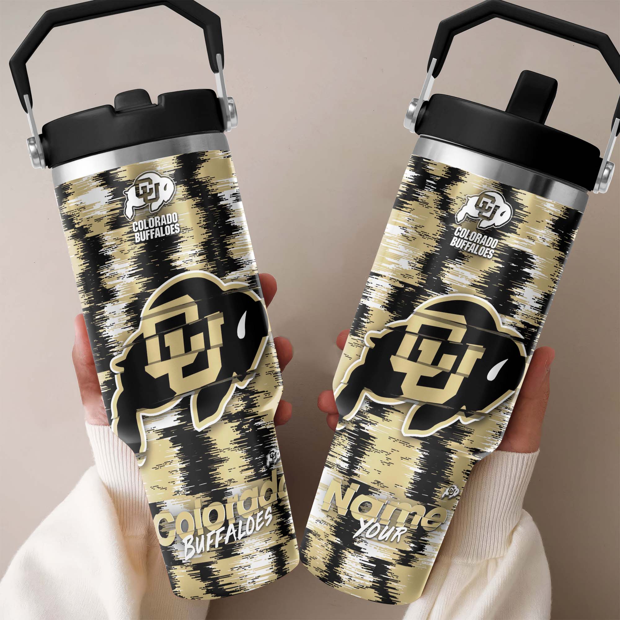 Colorado Buffaloes Flip Straw 30oz Tumbler Custom Your Name, Sport Flip Straw 30oz Tumbler, Fan Gifts  EHIVM-0124663