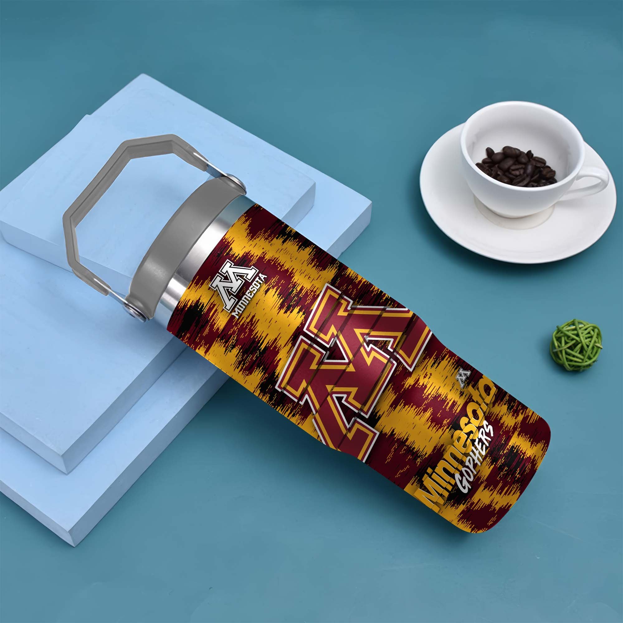Alternative view of Minnesota Golden Gophers Flip Straw 30oz Tumbler Custom Your Name, Sport Flip Straw 30oz Tumbler, Fan Gifts  EHIVM-0124663