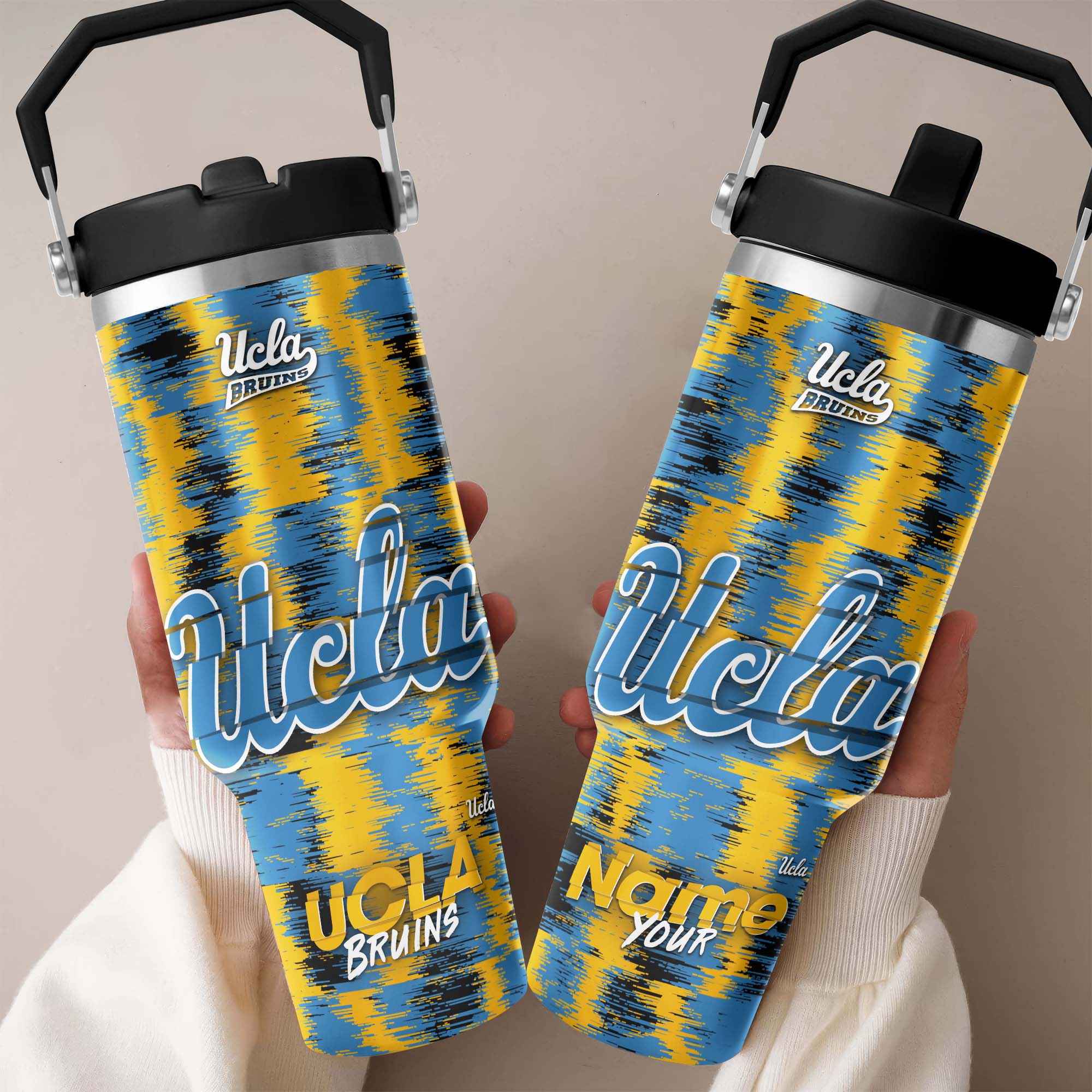 UCLA Bruins Flip Straw 30oz Tumbler Custom Your Name, Sport Flip Straw 30oz Tumbler, Fan Gifts  EHIVM-0124663