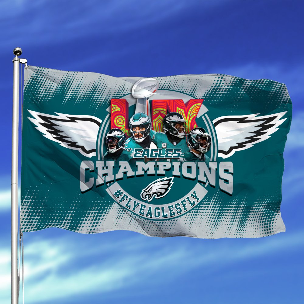 Philadelphia Eagles Champions Super Bowl  2025 3X5ft And 4X6ft Flag , Sport Flag For Fan , Sport Home Decorations ETHY-0206722