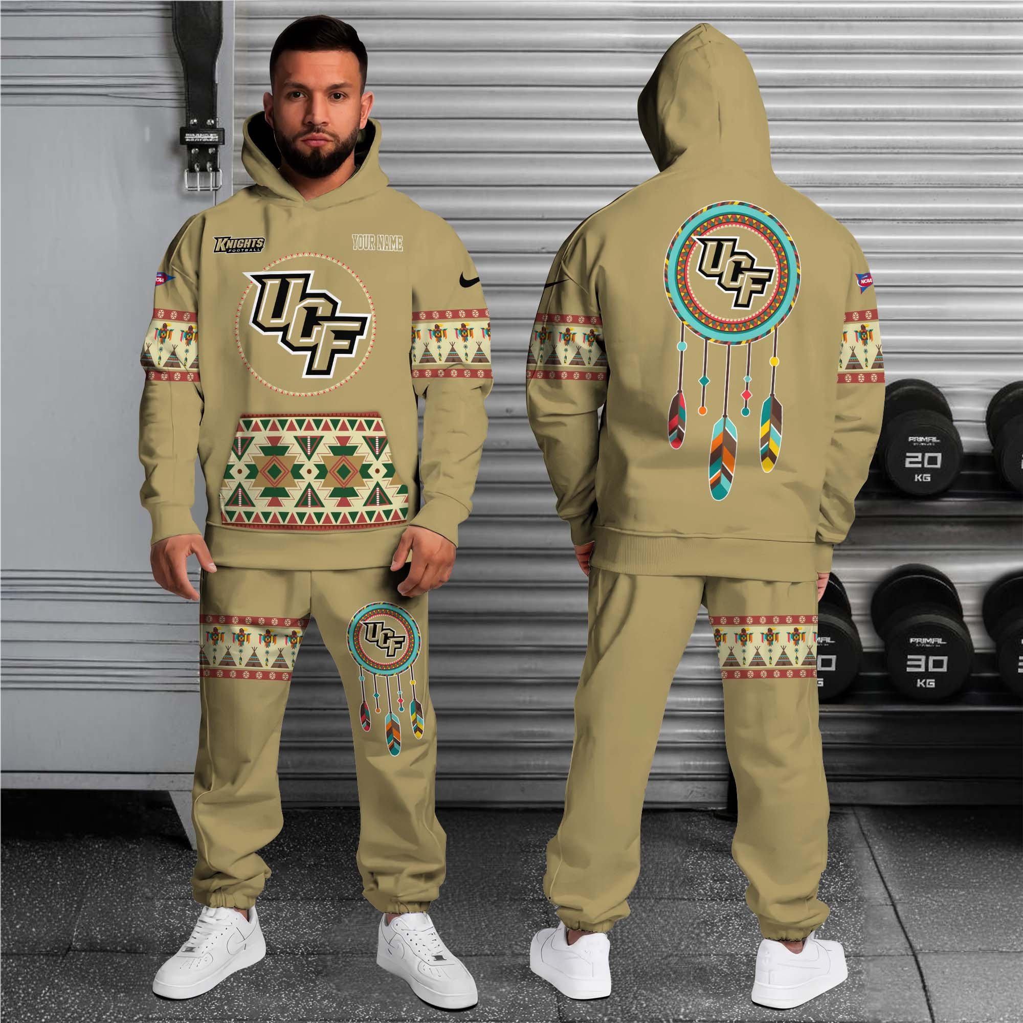 Alternative view of UCF Knights Hoodie Sweatpants Set Custom Your name, Sport Hoodie Sweatpants Set, Sport Gifts For Fan EHIVM-0118550
