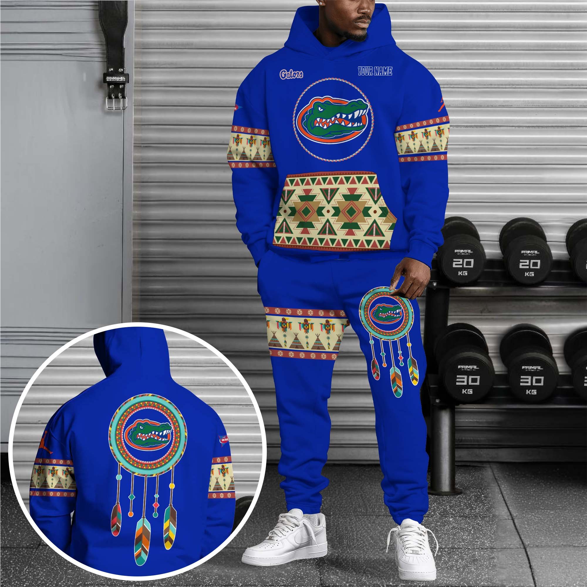 Florida Gators Hoodie Sweatpants Set Custom Your name, Sport Hoodie Sweatpants Set, Sport Gifts For Fan EHIVM-0118550