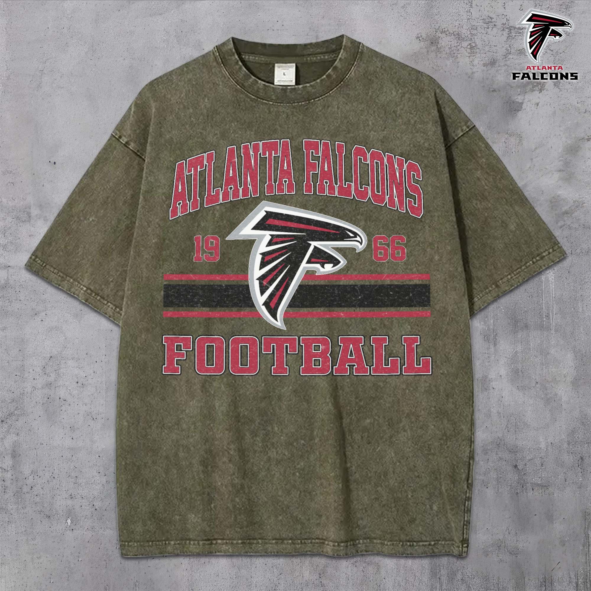 Alternative view of Atlanta Falcons Vintage T-Shirt, Sport Shirts For Fan, Gifts For Football Lovers EHIVM-0204679