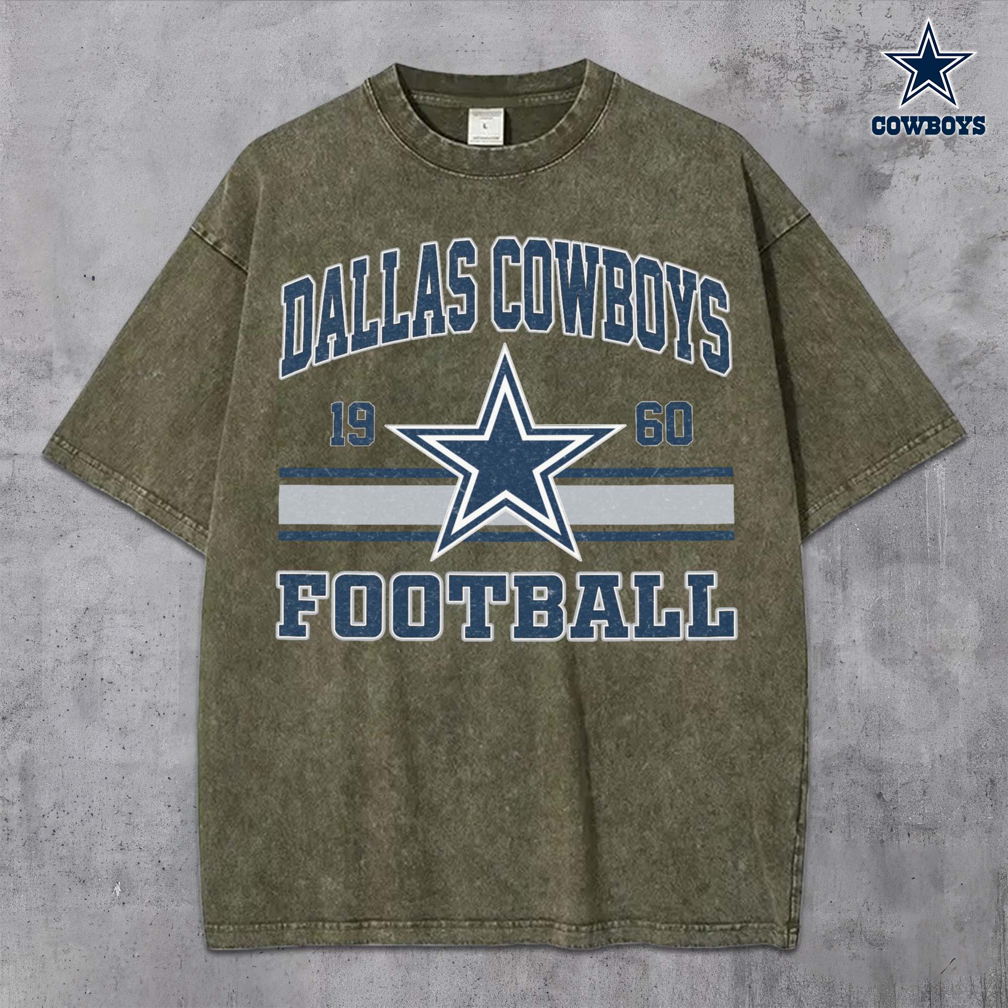 Alternative view of Dallas Cowboys Vintage T-Shirt, Sport Shirts For Fan, Gifts For Football Lovers EHIVM-0204679