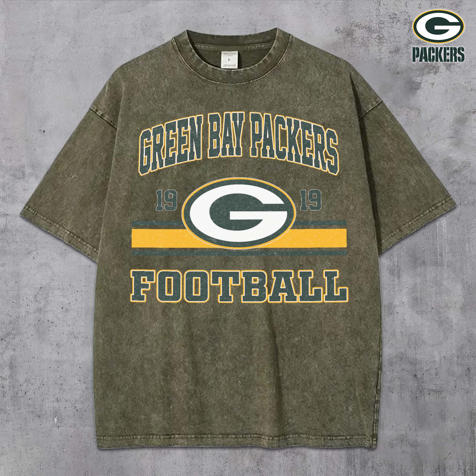 Alternative view of Green Bay Packers Vintage T-Shirt, Sport Shirts For Fan, Gifts For Football Lovers EHIVM-0204679