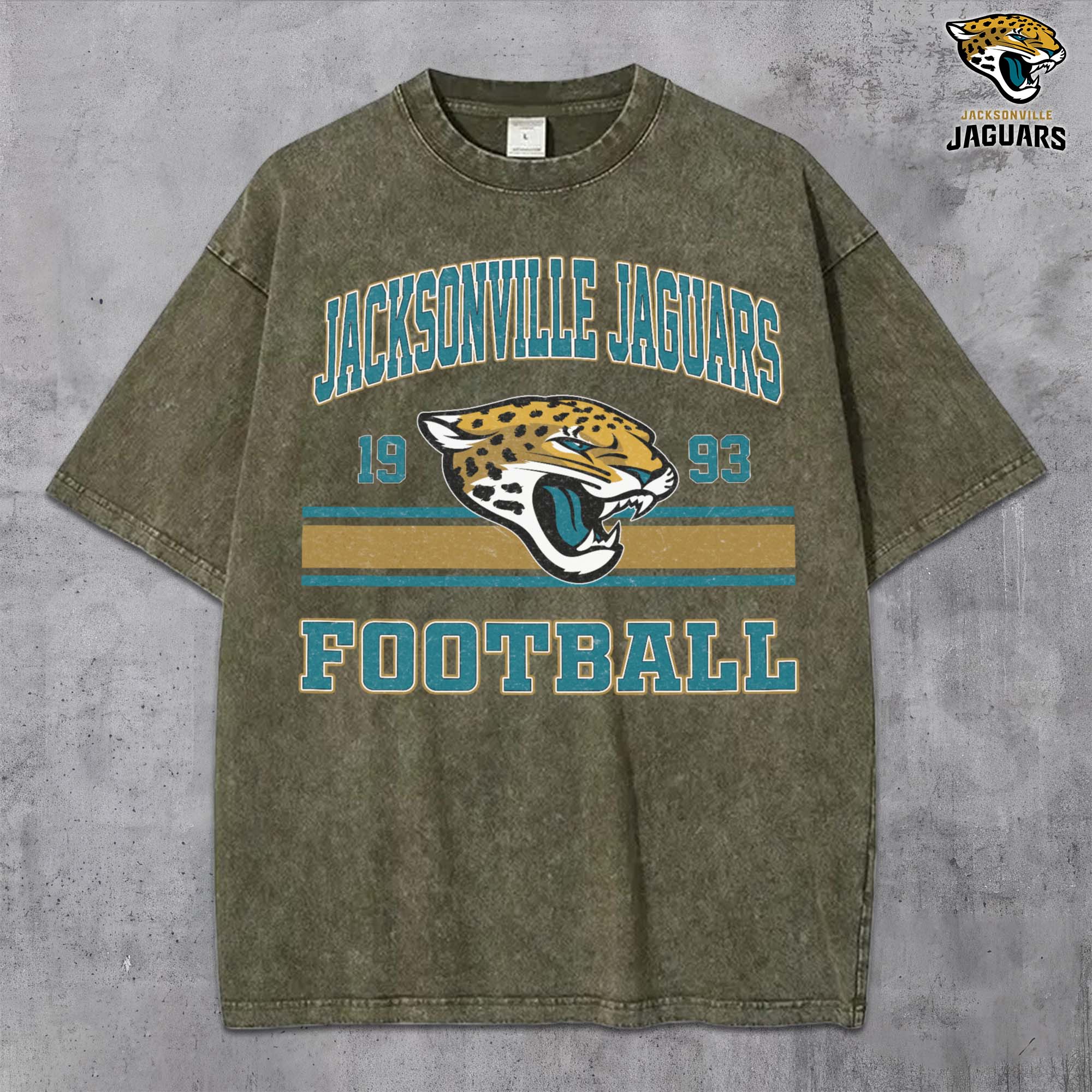 Alternative view of Jacksonville Jaguars Vintage T-Shirt, Sport Shirts For Fan, Gifts For Football Lovers EHIVM-0204679