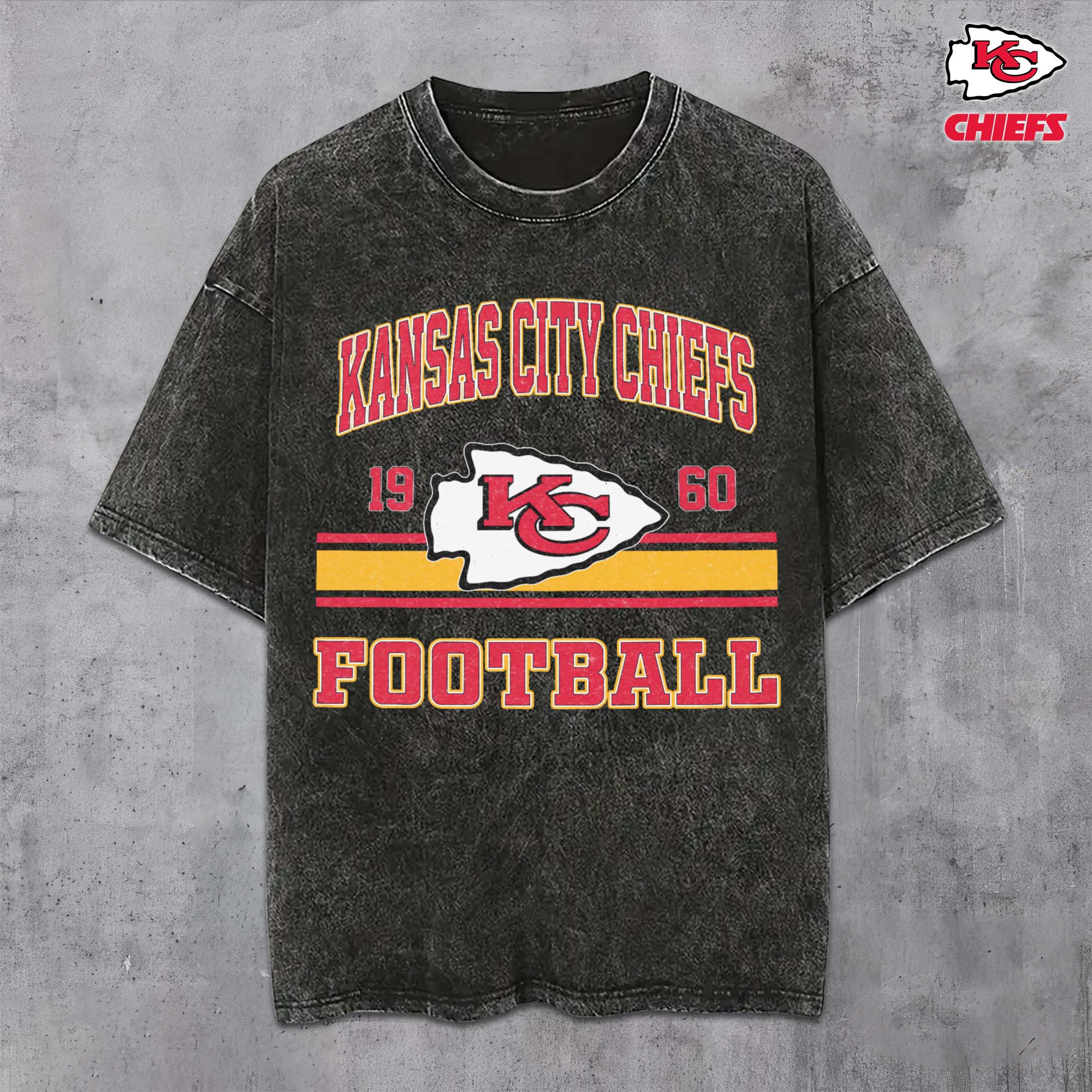 Kansas City Chiefs Vintage T-Shirt, Sport Shirts For Fan, Gifts For Football Lovers EHIVM-0204679