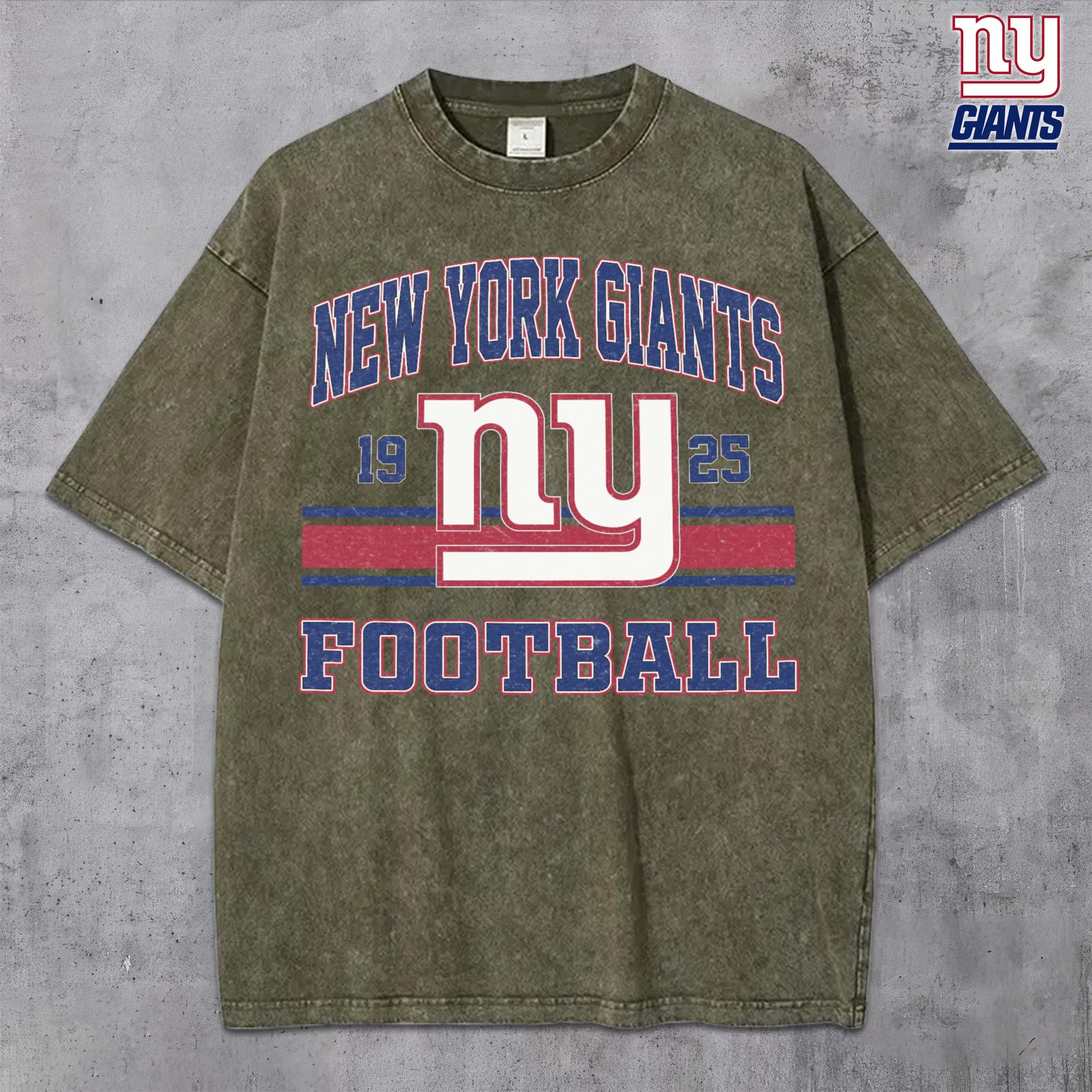 Alternative view of New York Giants Vintage T-Shirt, Sport Shirts For Fan, Gifts For Football Lovers EHIVM-0204679