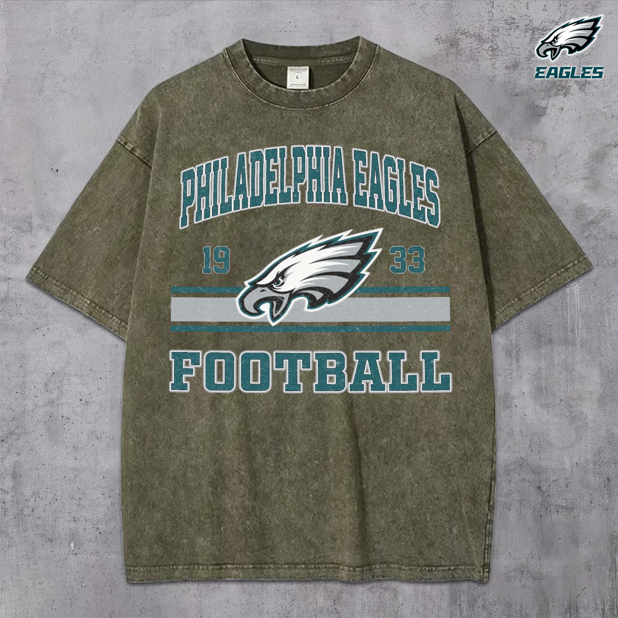 Alternative view of Philadelphia Eagles Vintage T-Shirt, Sport Shirts For Fan, Gifts For Football Lovers EHIVM-0204679