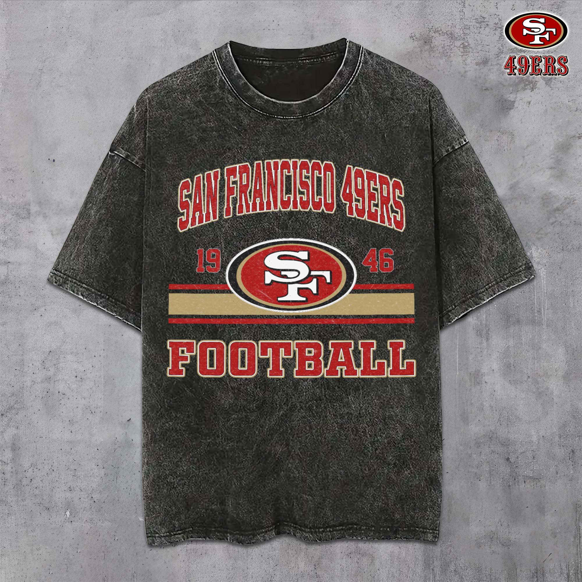 San Francisco 49ers Vintage T-Shirt, Sport Shirts For Fan, Gifts For Football Lovers EHIVM-0204679