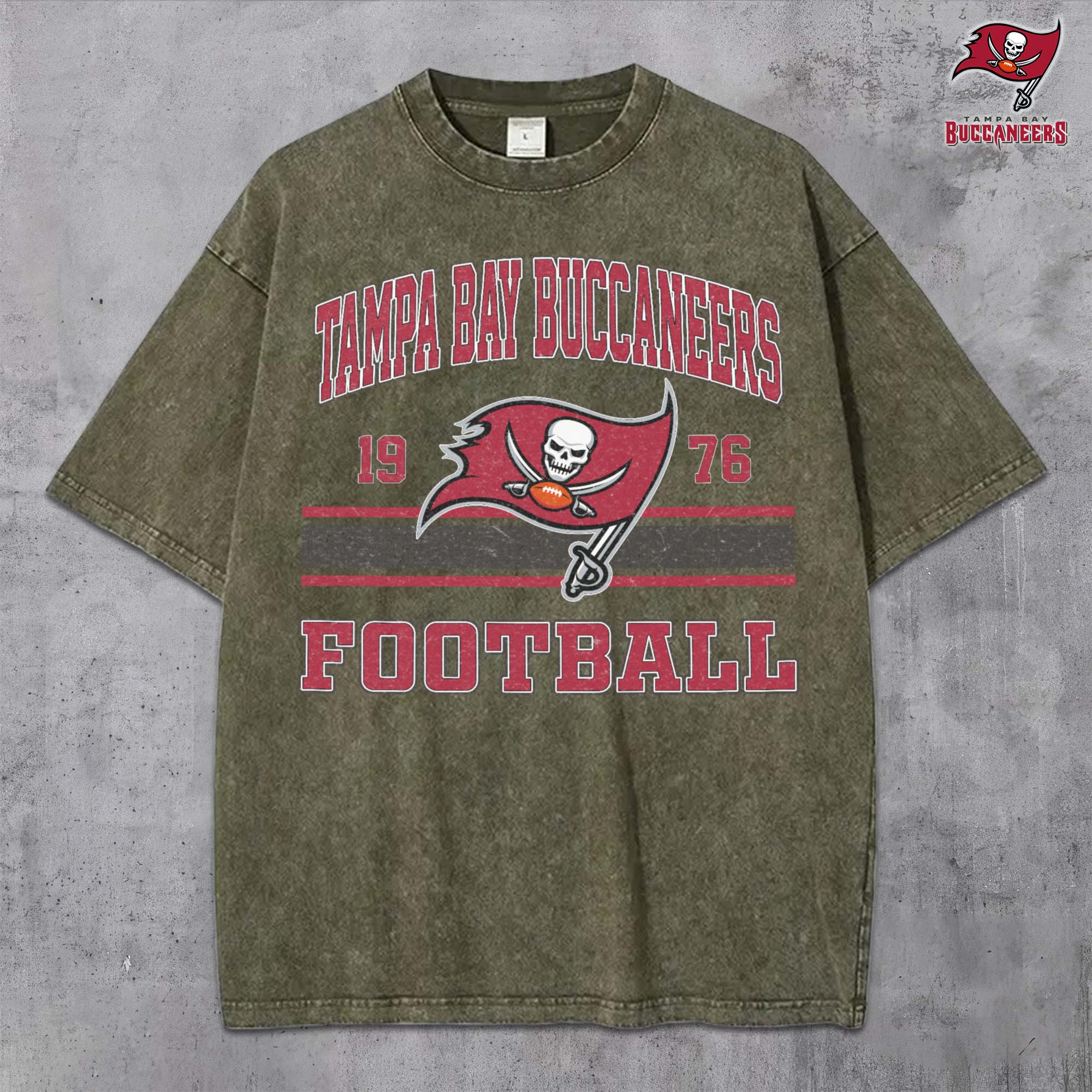 Alternative view of Tampa Bay Buccaneers Vintage T-Shirt, Sport Shirts For Fan, Gifts For Football Lovers EHIVM-0204679