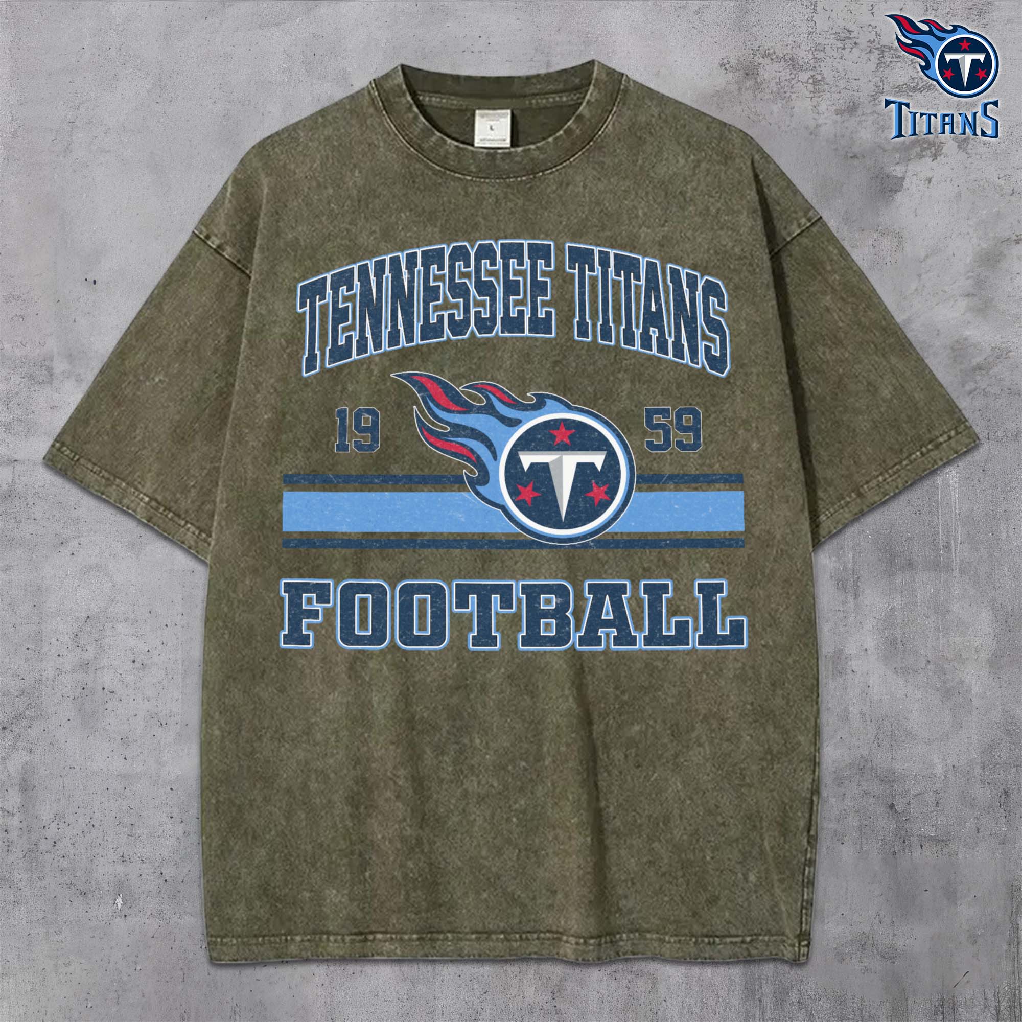 Alternative view of Tennessee Titans Vintage T-Shirt, Sport Shirts For Fan, Gifts For Football Lovers EHIVM-0204679