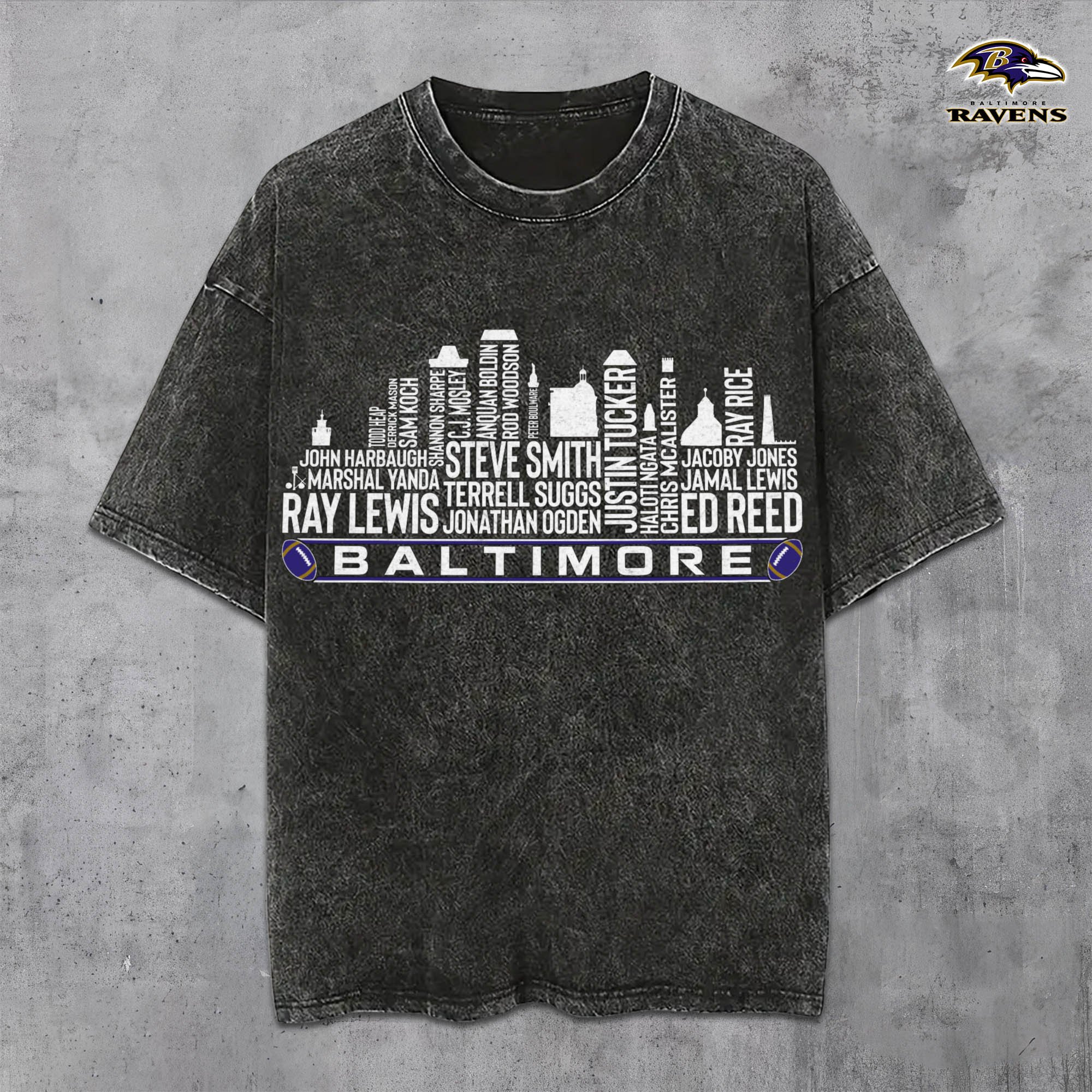 Baltimore Ravens Vintage T-Shirt, Sport Shirts For Fan, Gifts For Football Lovers EHIVM-0204680