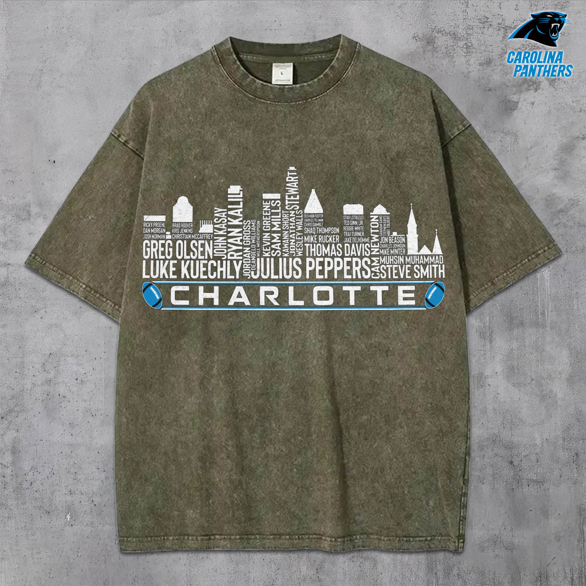 Alternative view of Carolina Panthers Vintage T-Shirt, Sport Shirts For Fan, Gifts For Football Lovers EHIVM-0204680