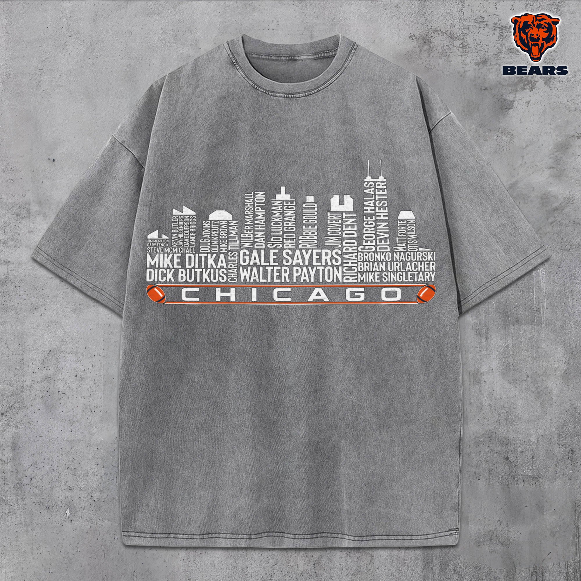 Chicago Bears Vintage T-Shirt, Sport Shirts For Fan, Gifts For Football Lovers EHIVM-0204680 - Image 3