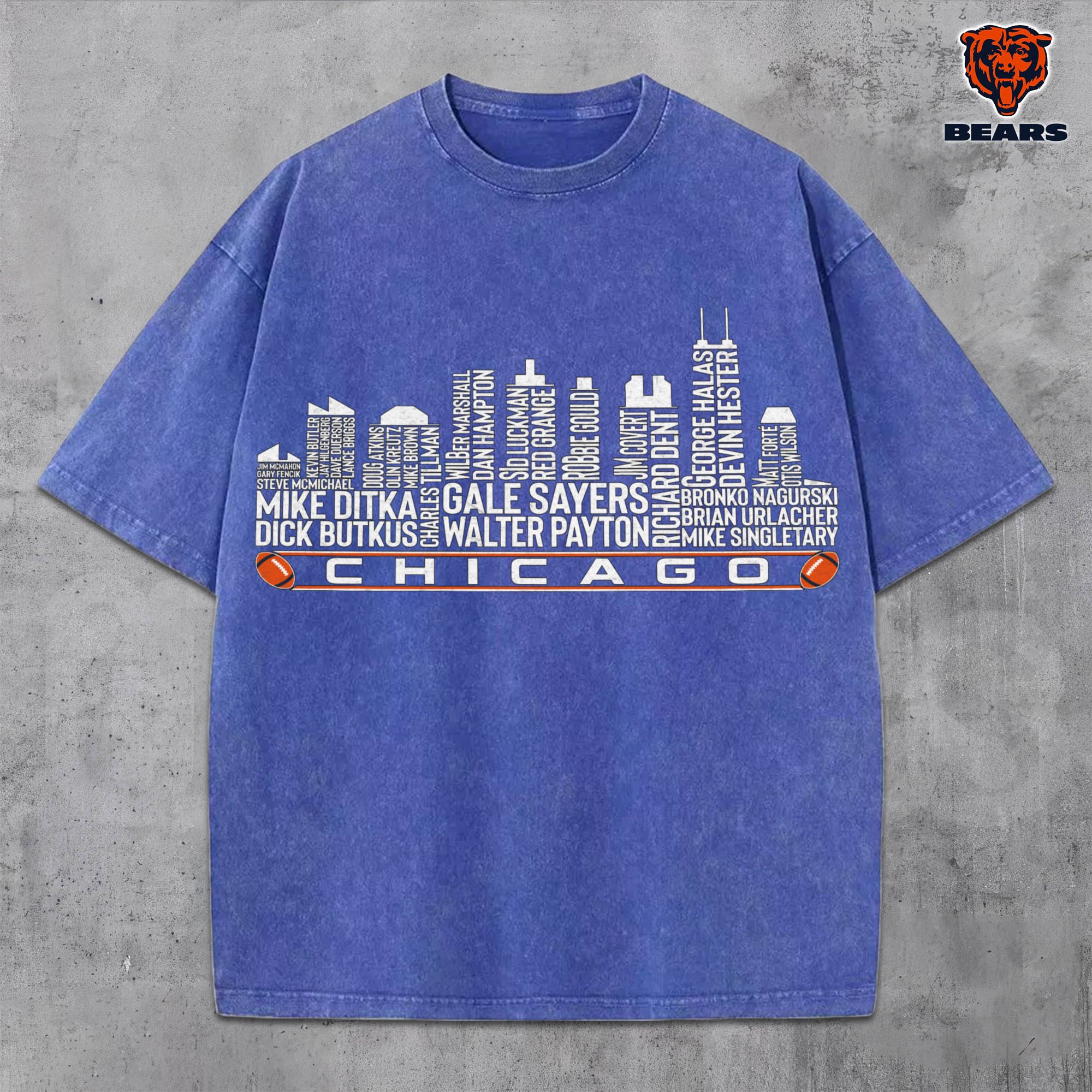 Chicago Bears Vintage T-Shirt, Sport Shirts For Fan, Gifts For Football Lovers EHIVM-0204680 - Image 4