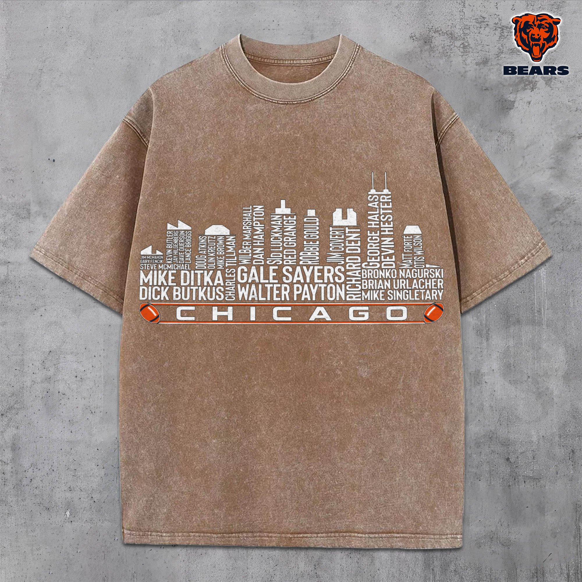 Chicago Bears Vintage T-Shirt, Sport Shirts For Fan, Gifts For Football Lovers EHIVM-0204680 - Image 5
