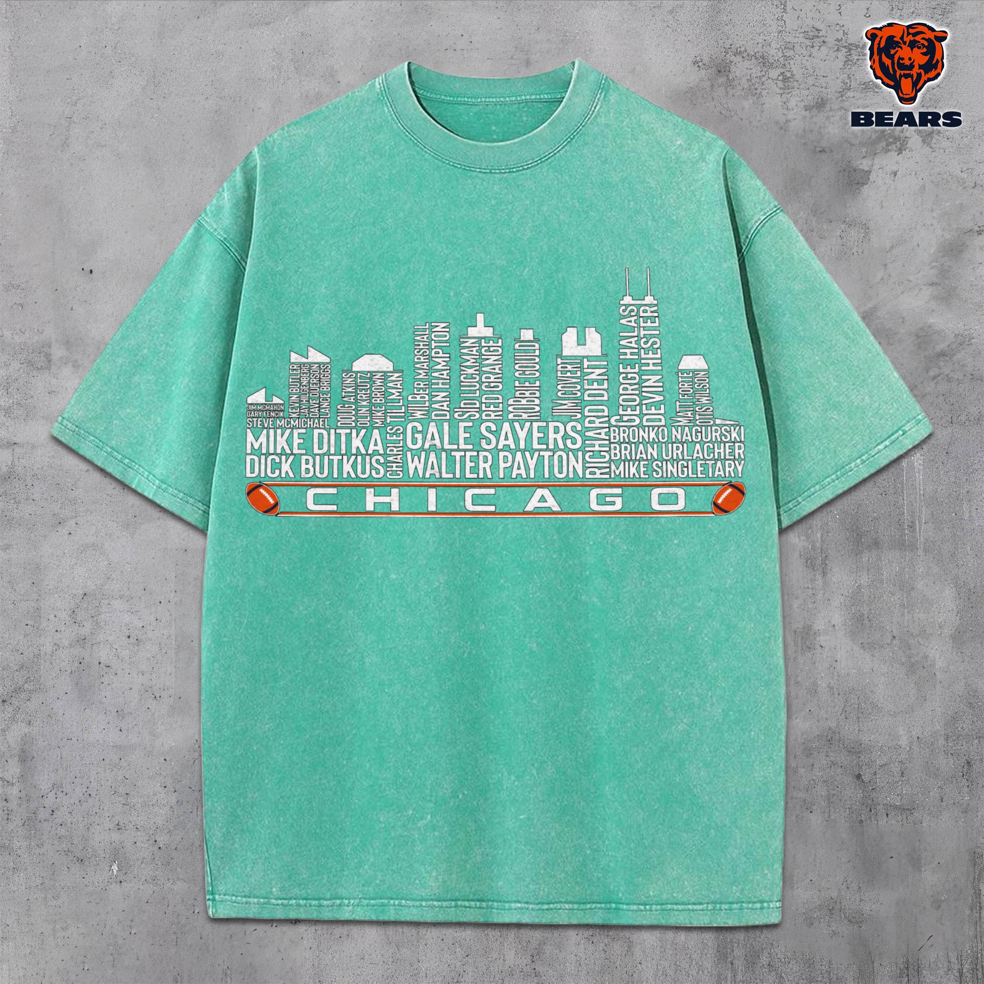 Chicago Bears Vintage T-Shirt, Sport Shirts For Fan, Gifts For Football Lovers EHIVM-0204680 - Image 6