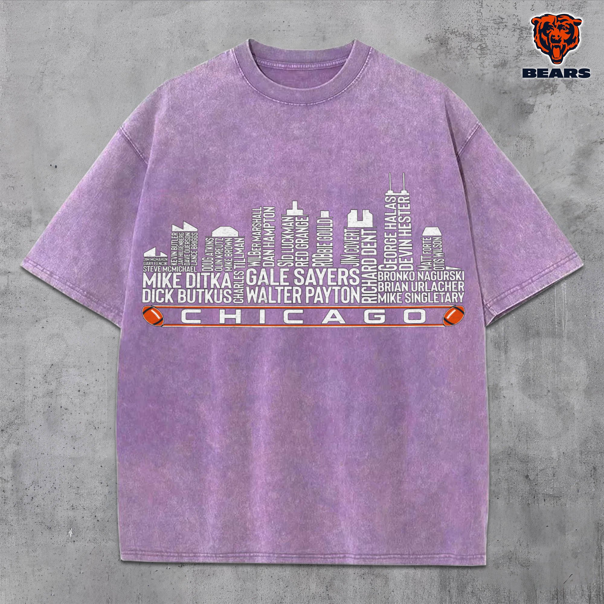 Chicago Bears Vintage T-Shirt, Sport Shirts For Fan, Gifts For Football Lovers EHIVM-0204680 - Image 7