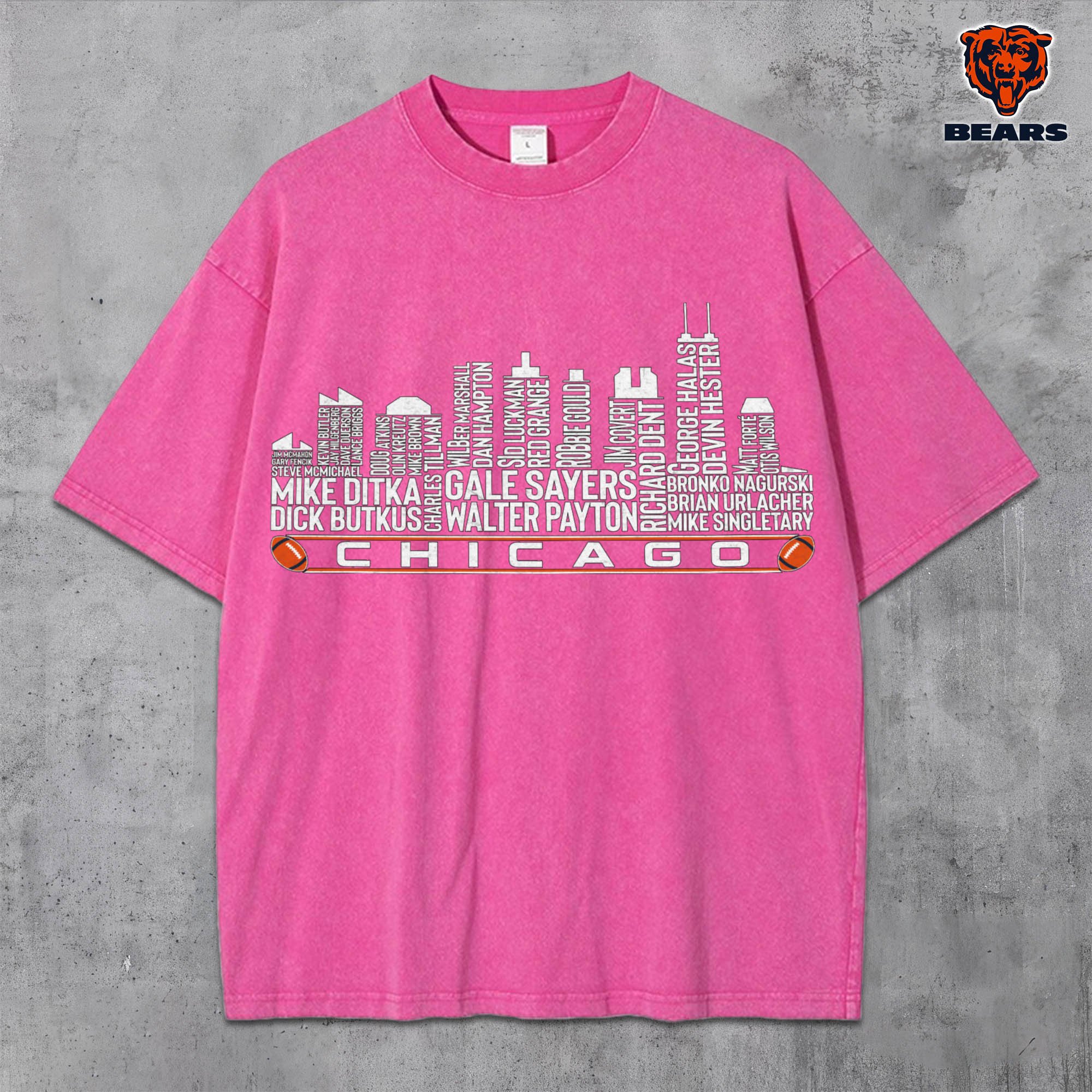Chicago Bears Vintage T-Shirt, Sport Shirts For Fan, Gifts For Football Lovers EHIVM-0204680 - Image 8