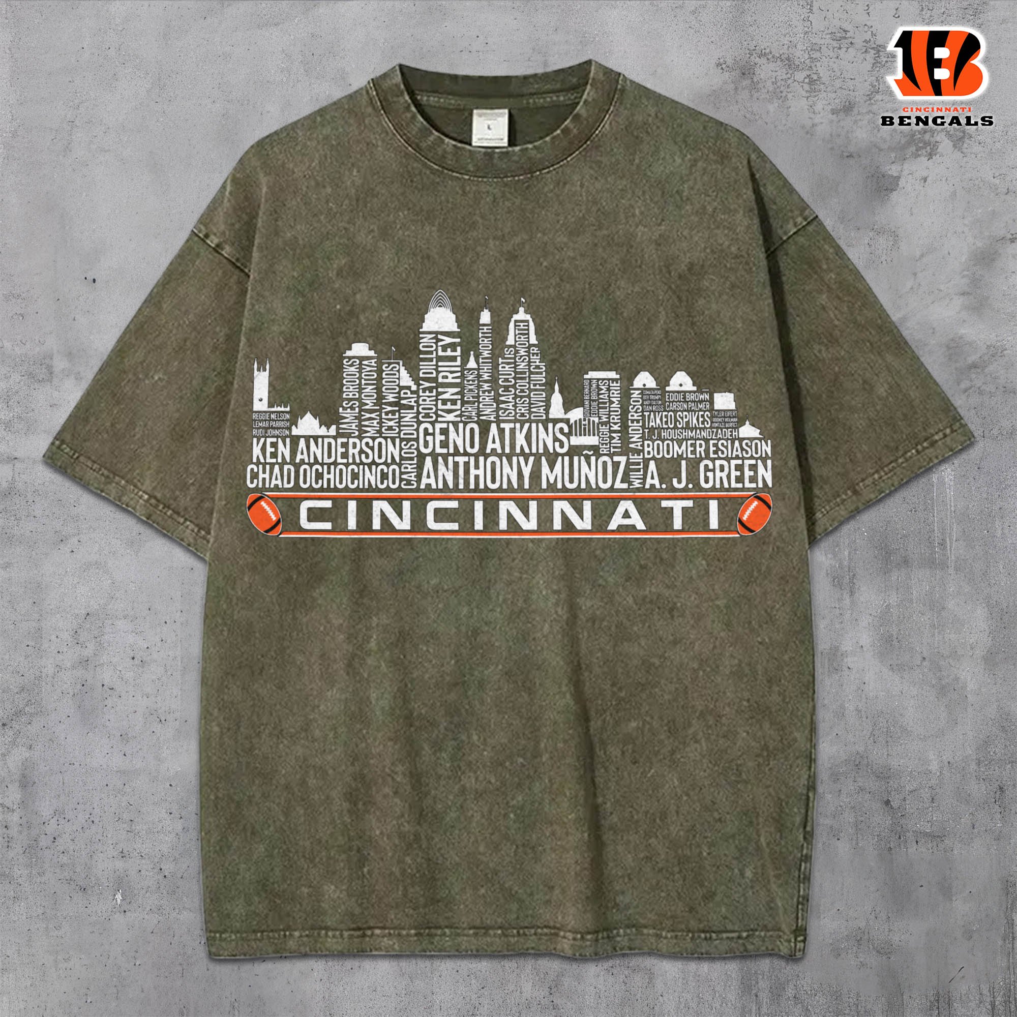 Alternative view of Cincinnati Bengals Vintage T-Shirt, Sport Shirts For Fan, Gifts For Football Lovers EHIVM-0204680