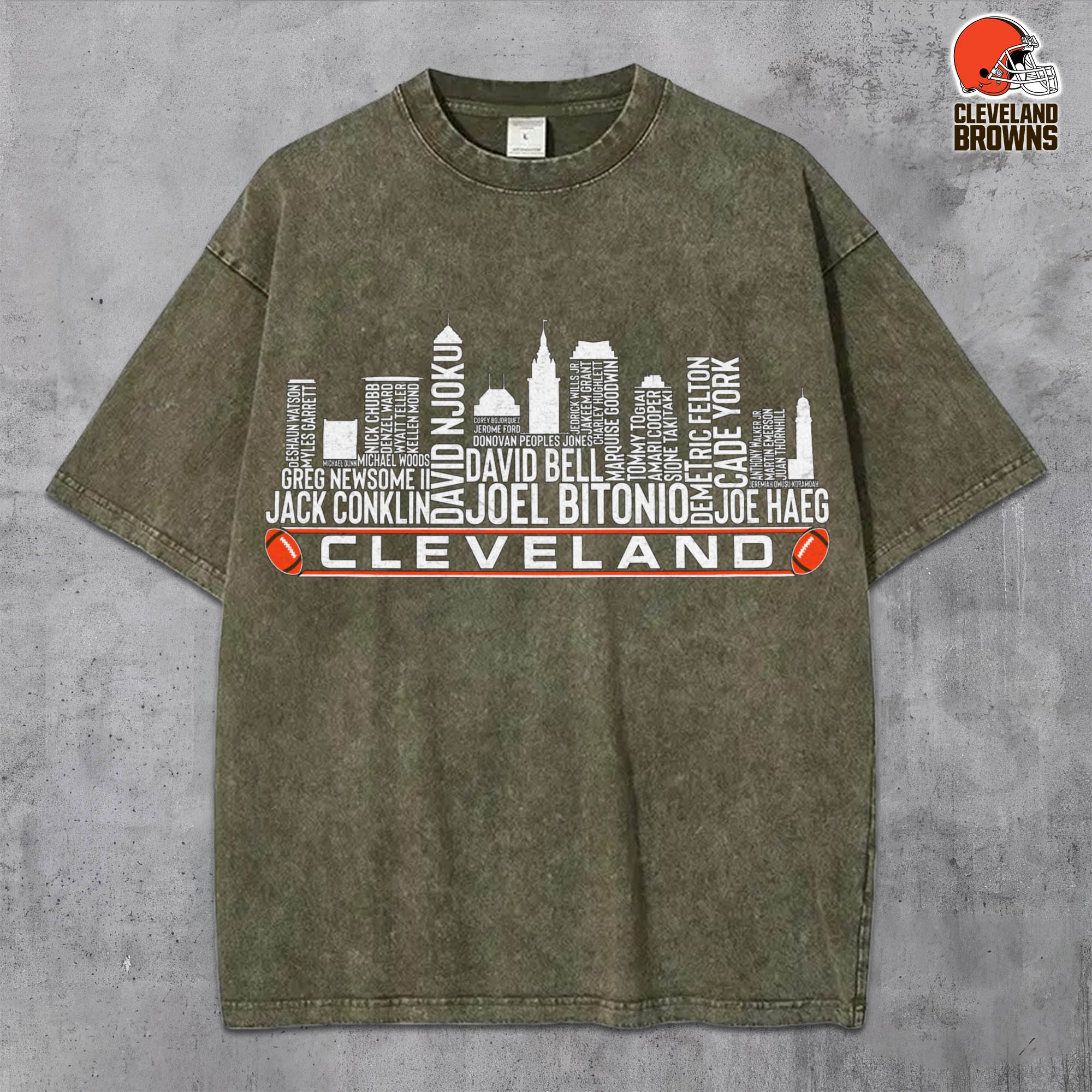 Alternative view of Cleveland Browns Vintage T-Shirt, Sport Shirts For Fan, Gifts For Football Lovers EHIVM-0204680