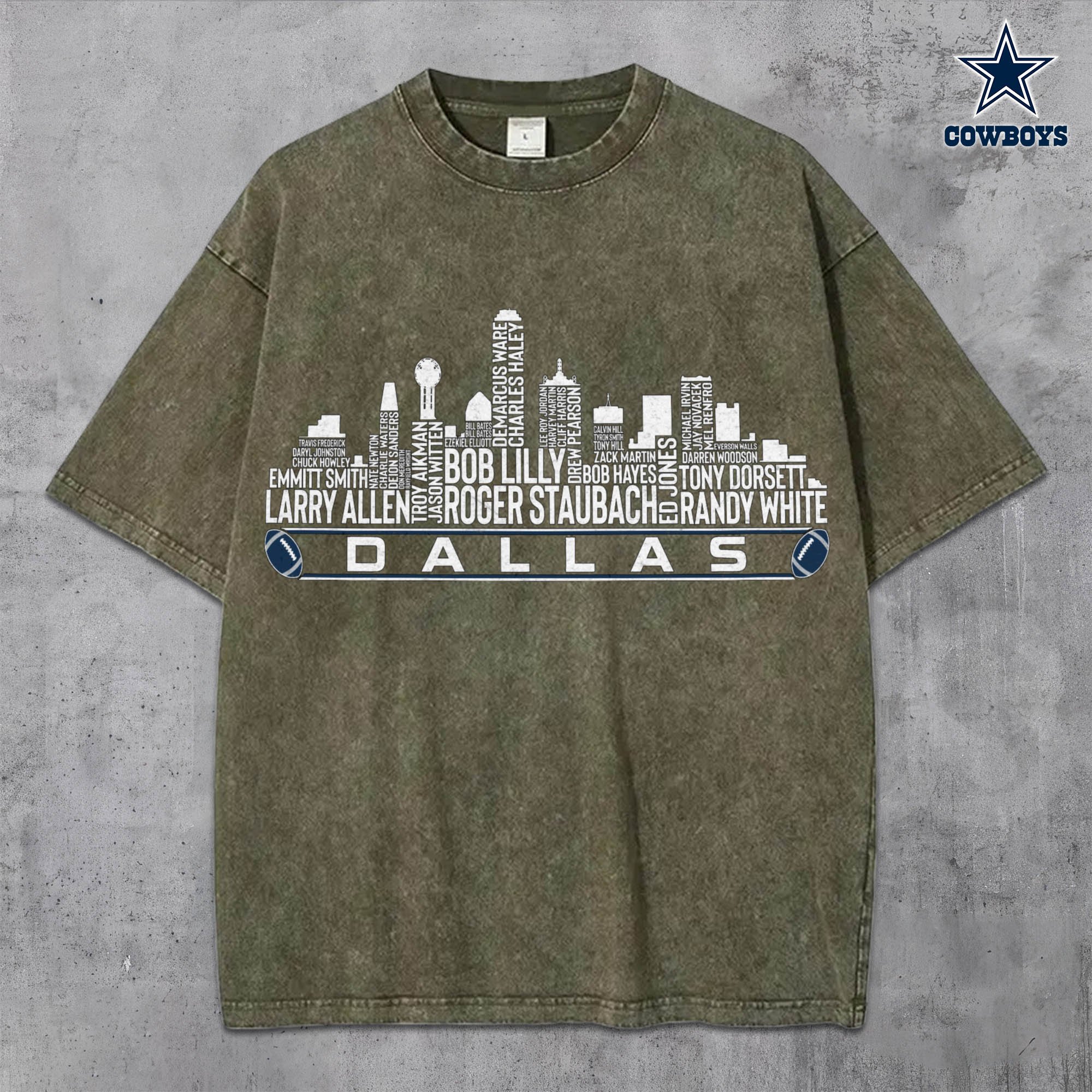 Alternative view of Dallas Cowboys Vintage T-Shirt, Sport Shirts For Fan, Gifts For Football Lovers EHIVM-0204680