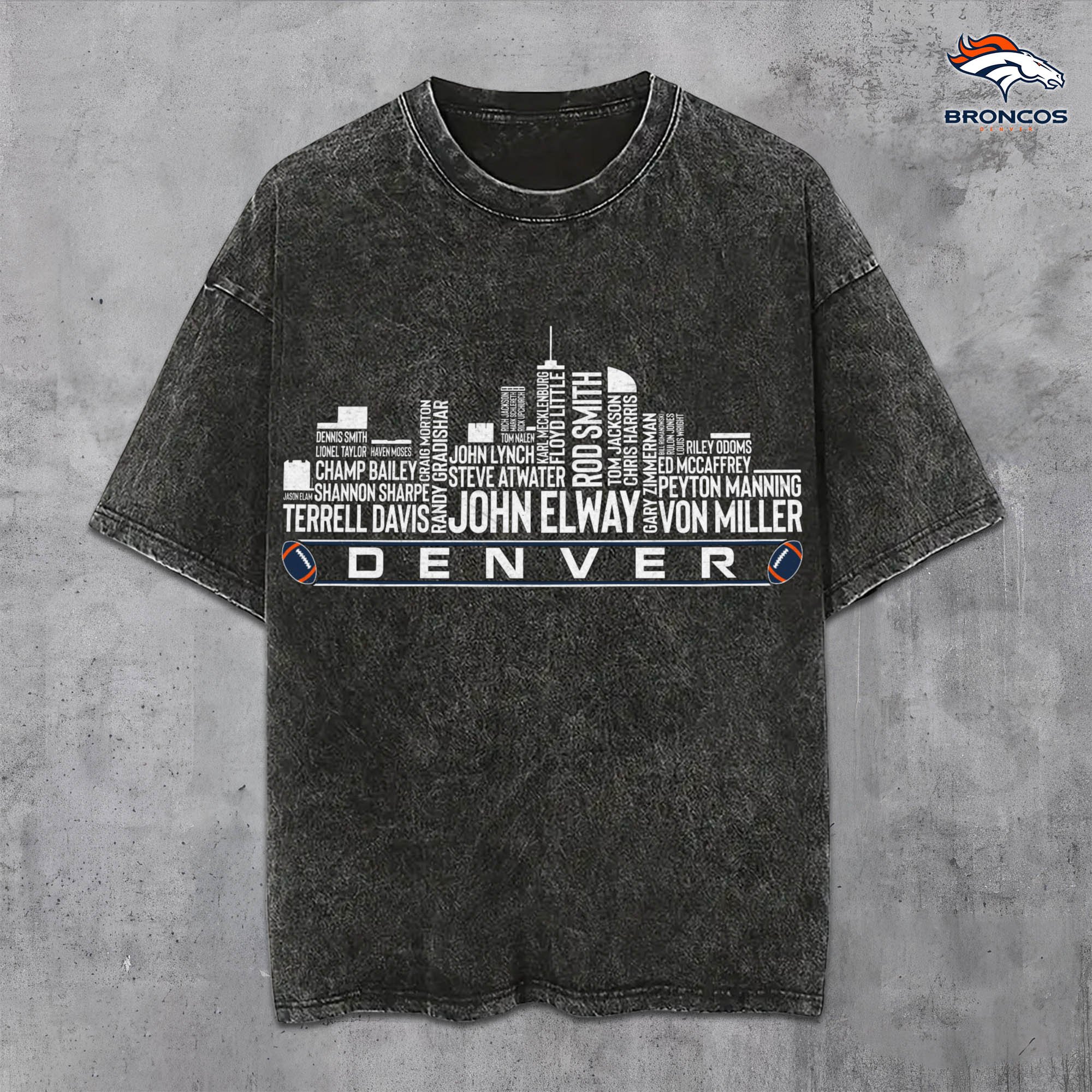 Denver Broncos Vintage T-Shirt, Sport Shirts For Fan, Gifts For Football Lovers EHIVM-0204680