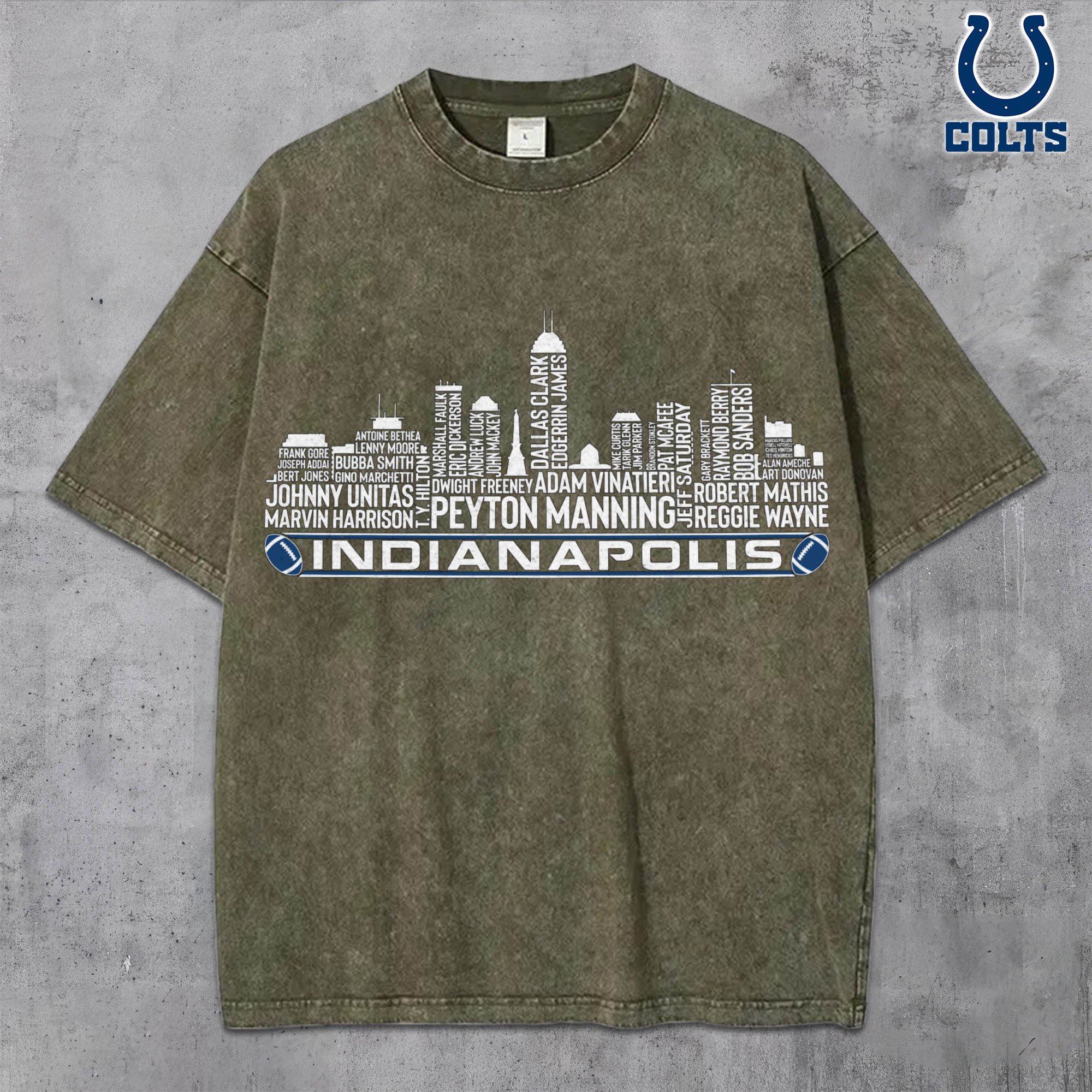 Alternative view of Indianapolis Colts Vintage T-Shirt, Sport Shirts For Fan, Gifts For Football Lovers EHIVM-0204680