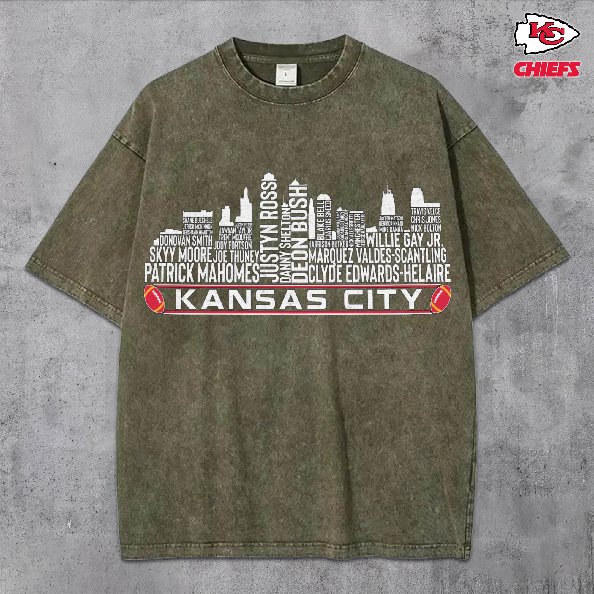 Alternative view of Kansas City Chiefs Vintage T-Shirt, Sport Shirts For Fan, Gifts For Football Lovers EHIVM-0204680