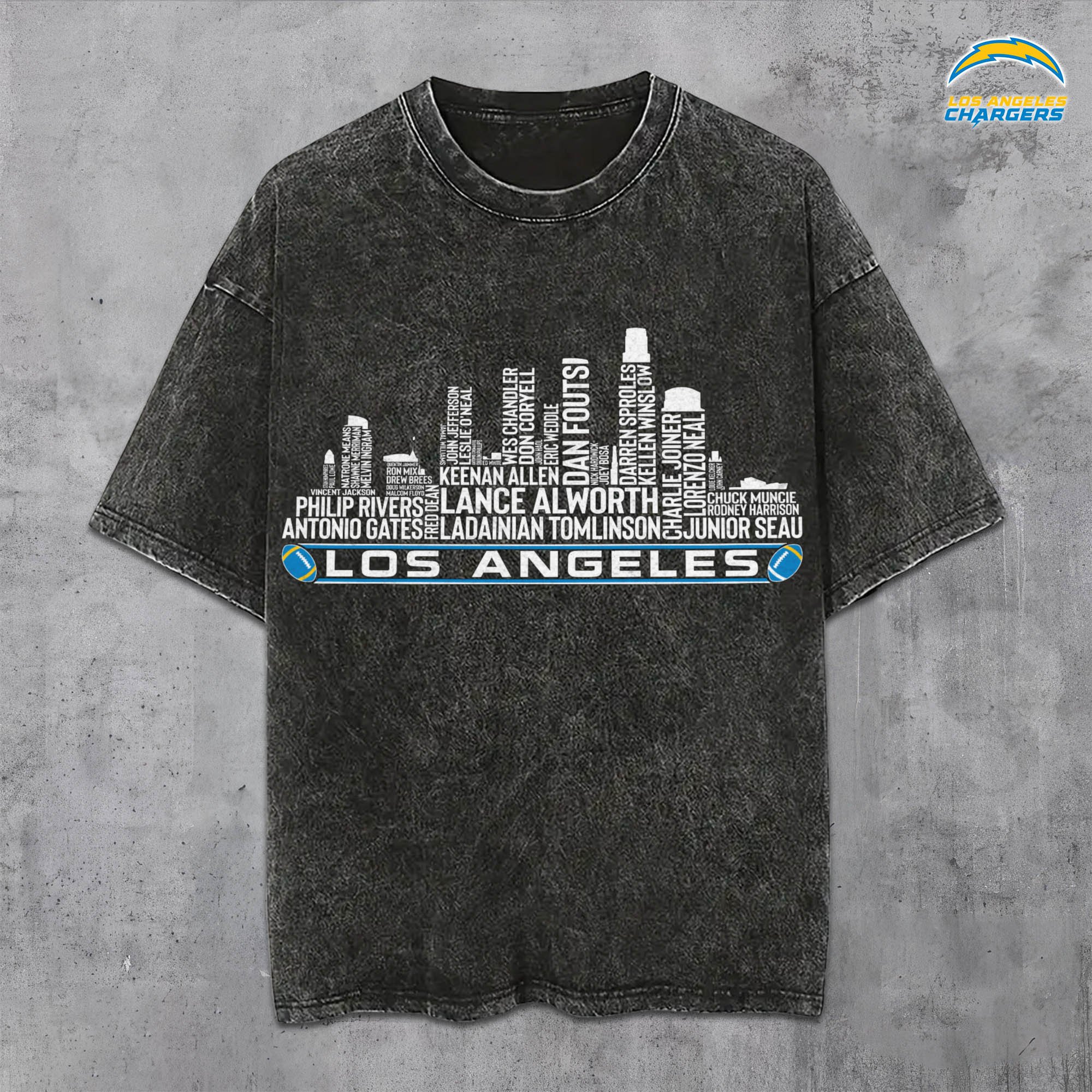 Los Angeles Chargers Vintage T-Shirt, Sport Shirts For Fan, Gifts For Football Lovers EHIVM-0204680