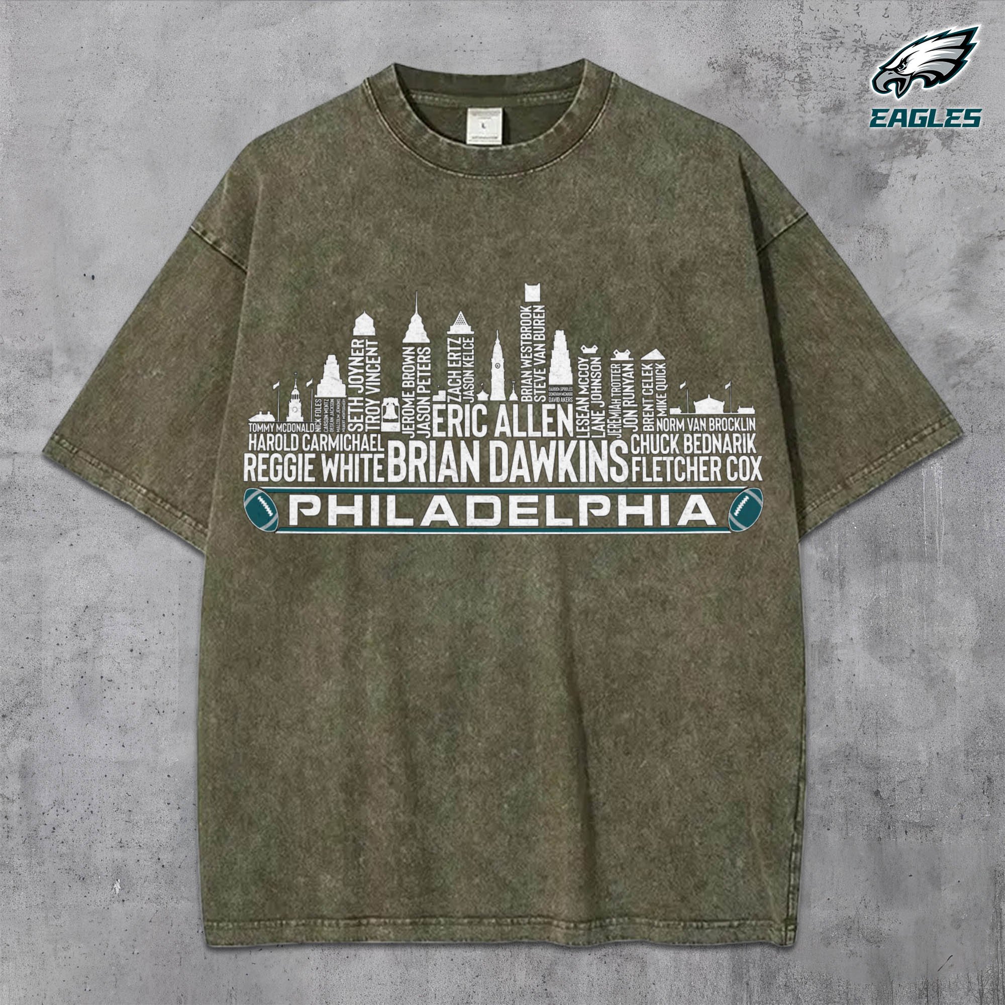Alternative view of Philadelphia Eagles Vintage T-Shirt, Sport Shirts For Fan, Gifts For Football Lovers EHIVM-0204680