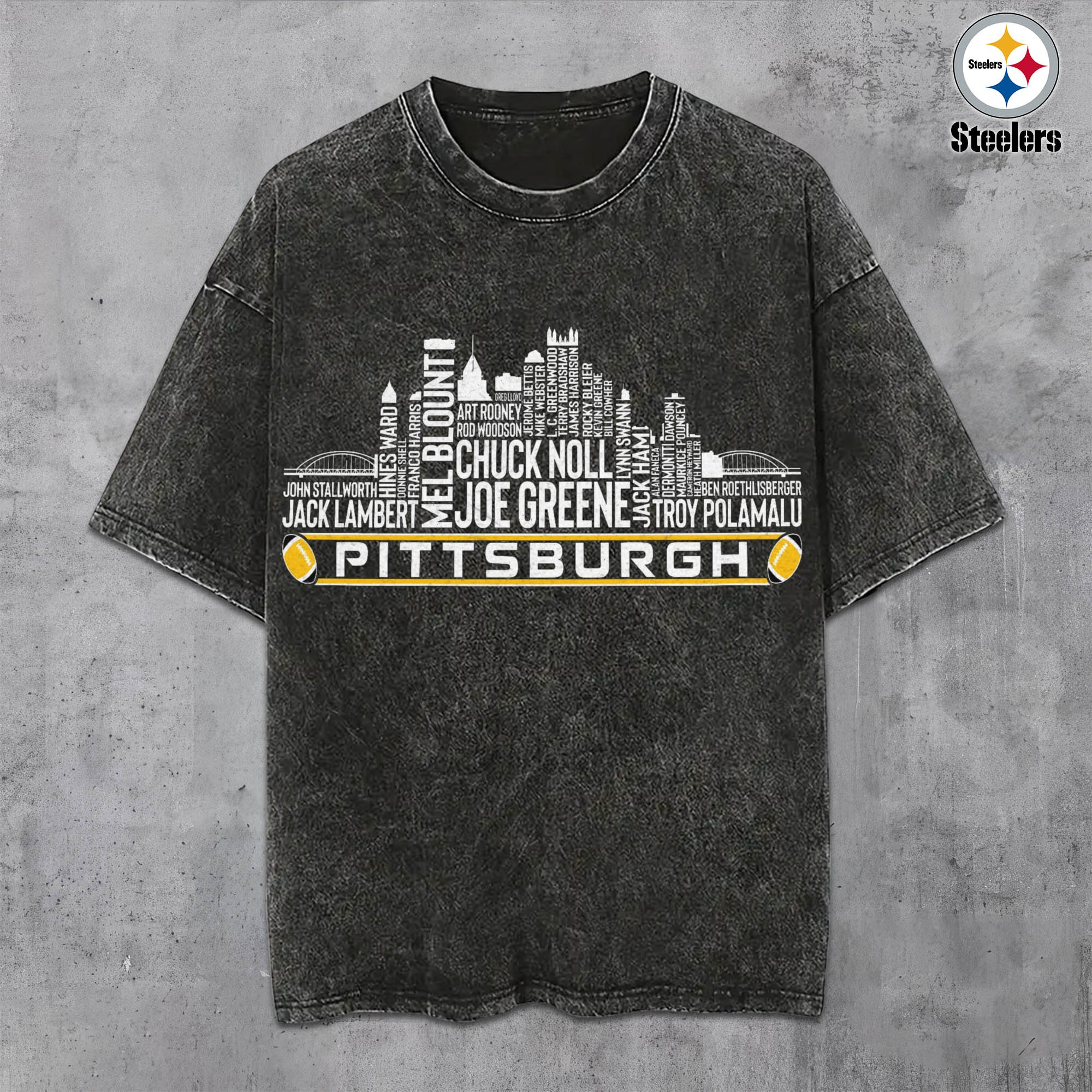Pittsburgh Steelers Vintage T-Shirt, Sport Shirts For Fan, Gifts For Football Lovers EHIVM-0204680