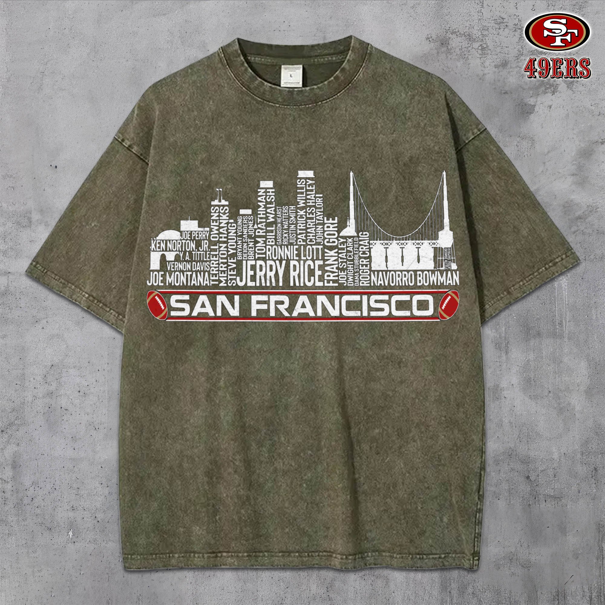 Alternative view of San Francisco 49ers Vintage T-Shirt, Sport Shirts For Fan, Gifts For Football Lovers EHIVM-0204680