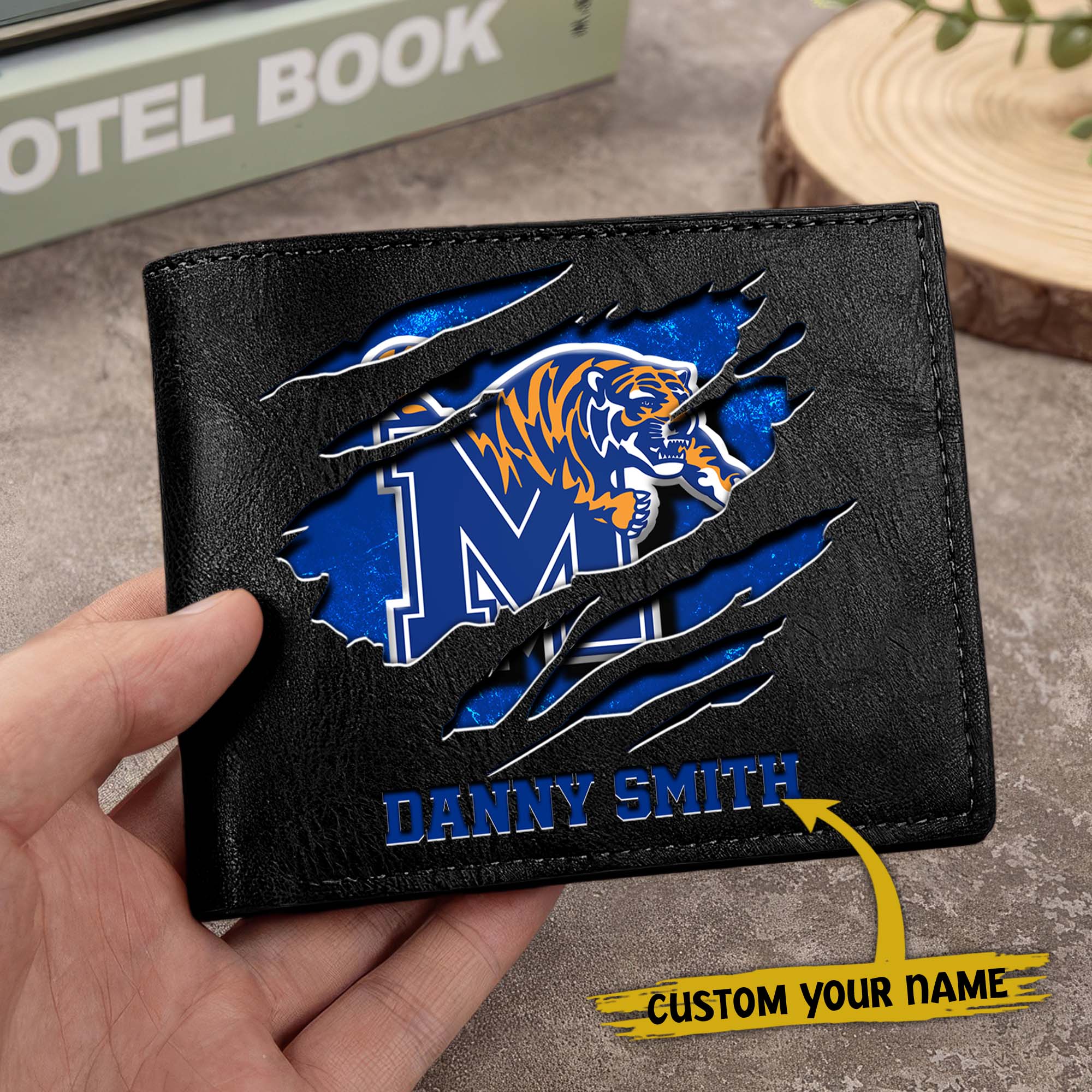 Alternative view of Memphis Tigers Men Wallet Custom Your Name, Football Team Men Wallet For Fans, Gifts For Football Lovers EHIVM-0214878
