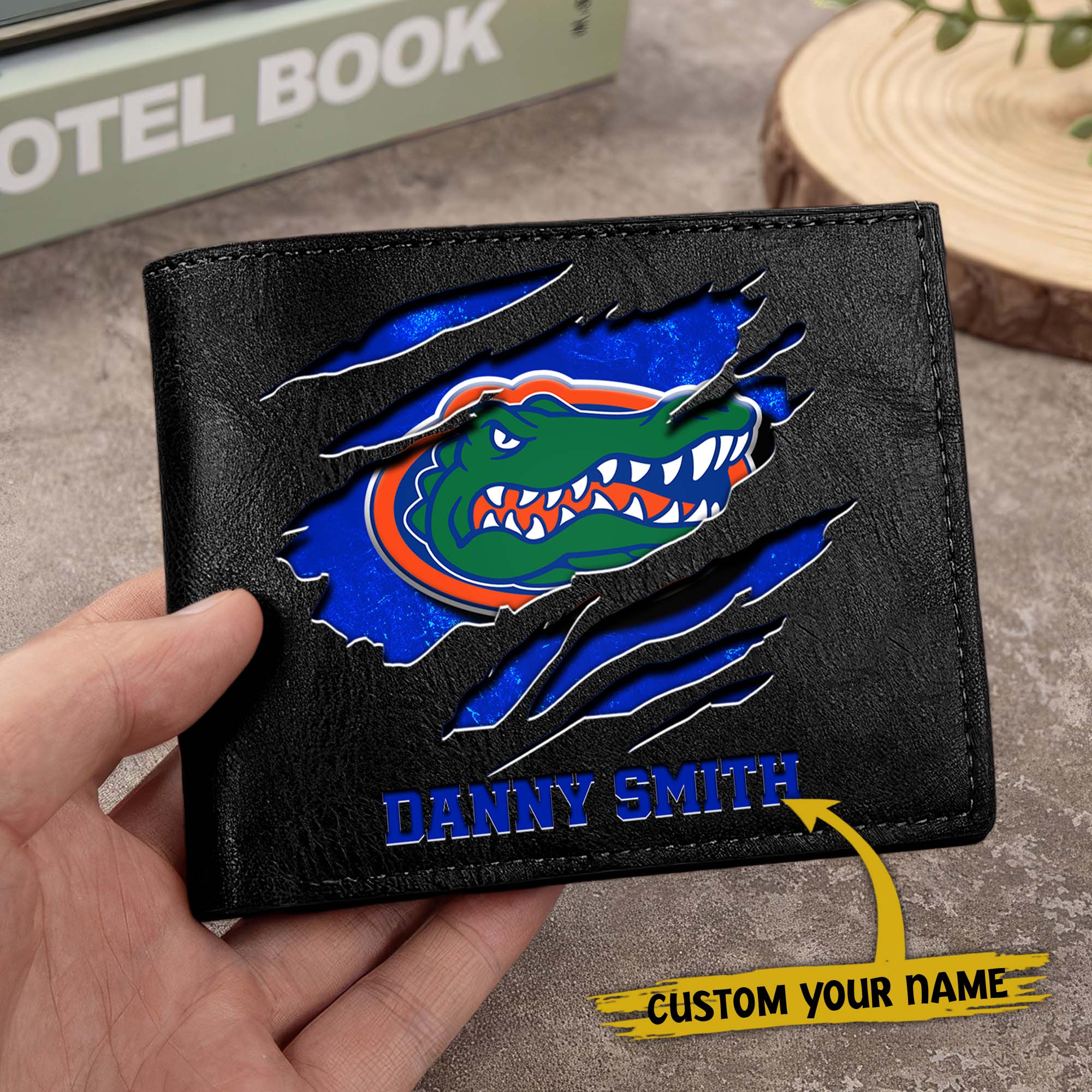 Alternative view of Florida Gators Men Wallet Custom Your Name, Football Team Men Wallet For Fans, Gifts For Football Lovers EHIVM-0214878