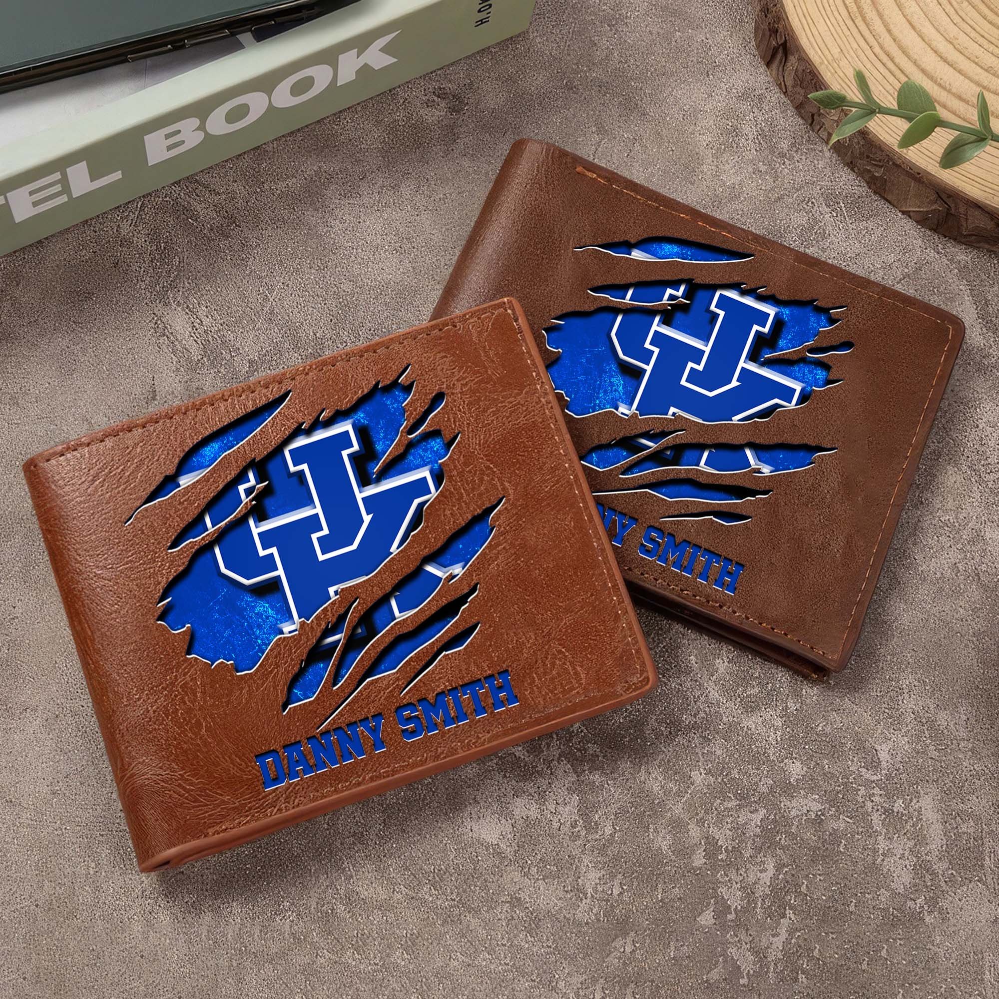 Kentucky Wildcats Men Wallet Custom Your Name, Football Team Men Wallet For Fans, Gifts For Football Lovers EHIVM-0214878 - Image 5